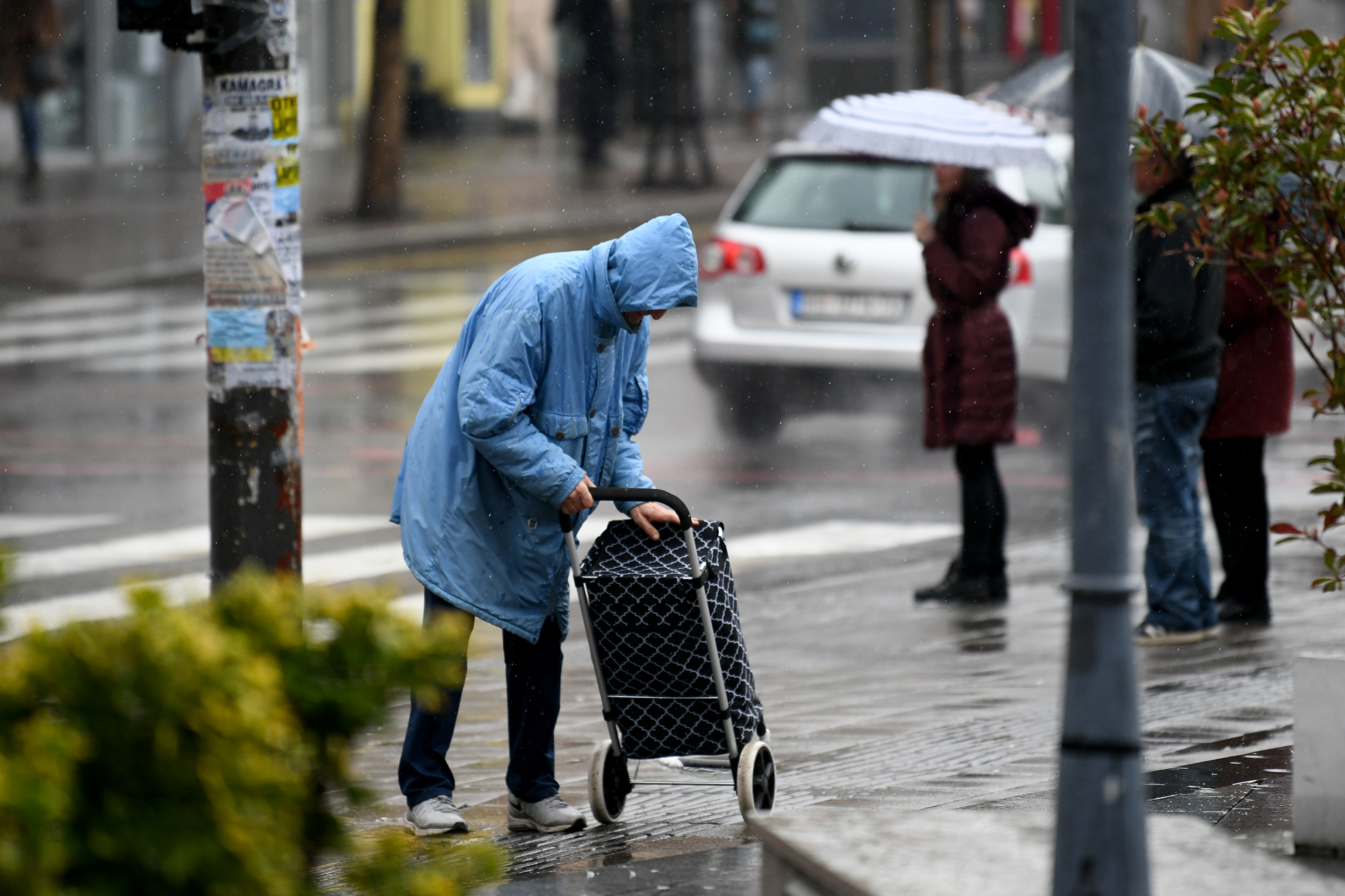 BEOGRAD 04.03.2020 Kiša, kišobrani Foto:Vesna Lalić/Nova.rs