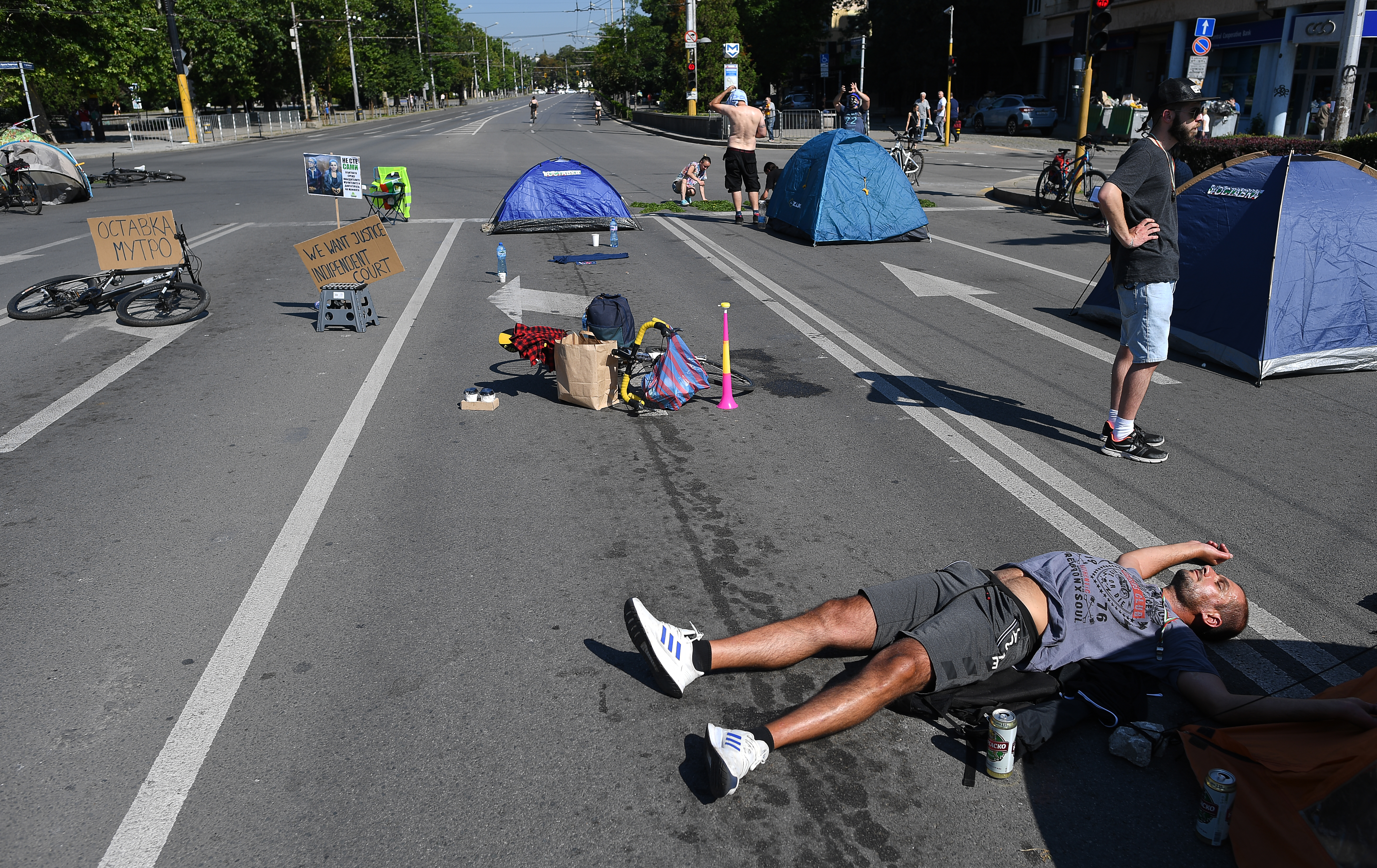 Bugarska protest, ?n anti-government protest in in Sofia