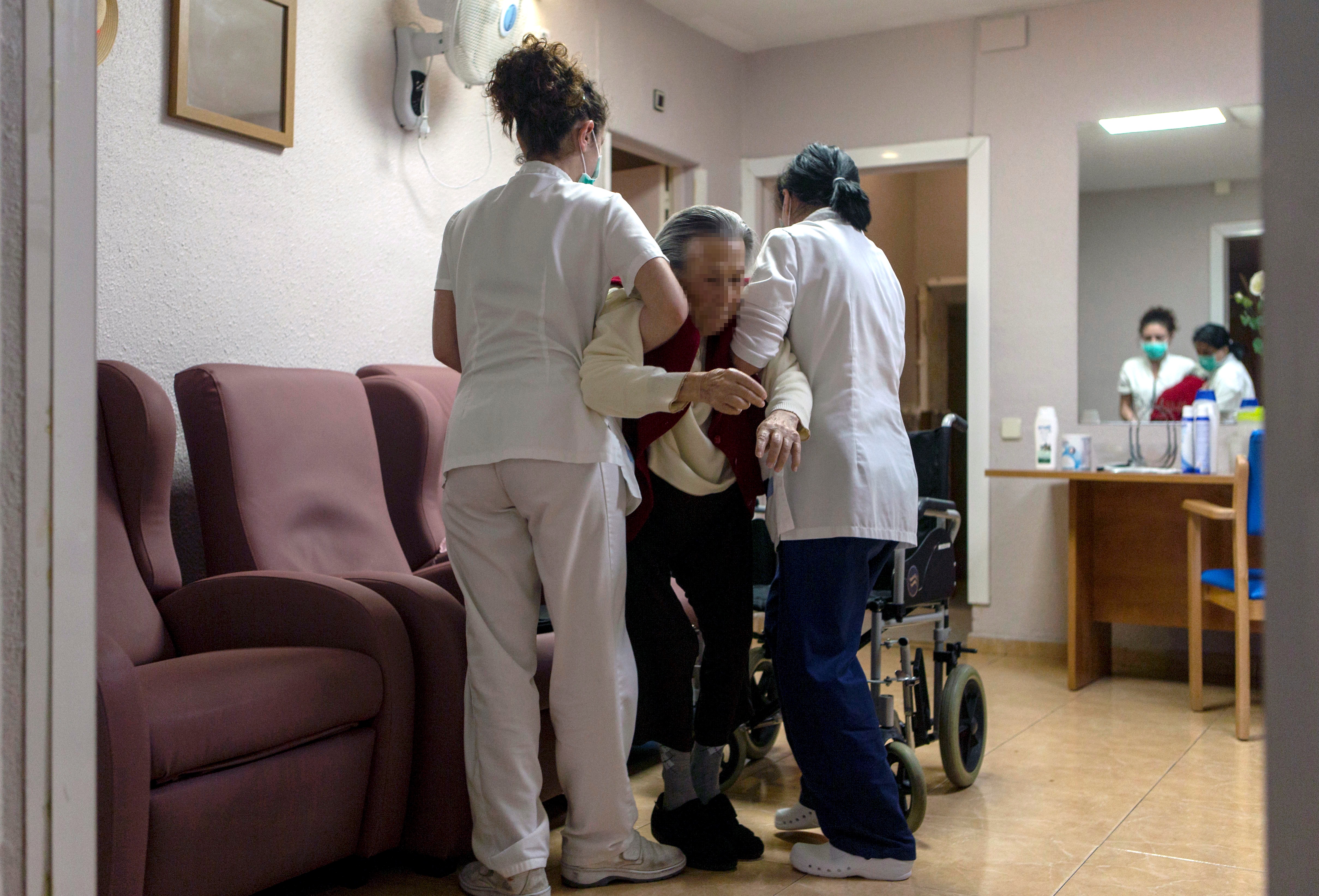 Starački dom ilustracija