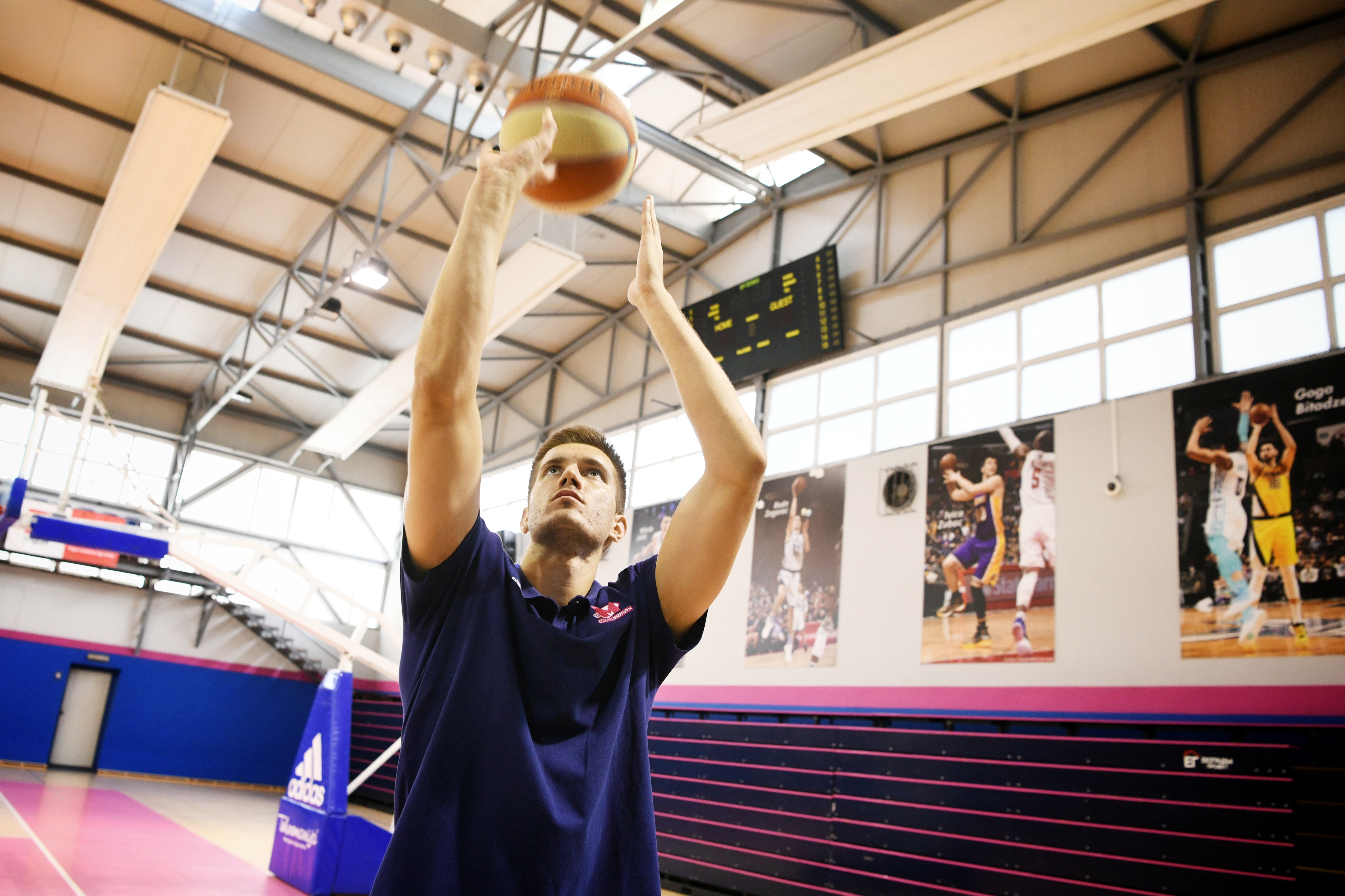 Beograd 07. avgust 2020. Filip Petrusev kosarkas Mega Bemaks intervju Foto:Vesna Lalić/Nova.rs