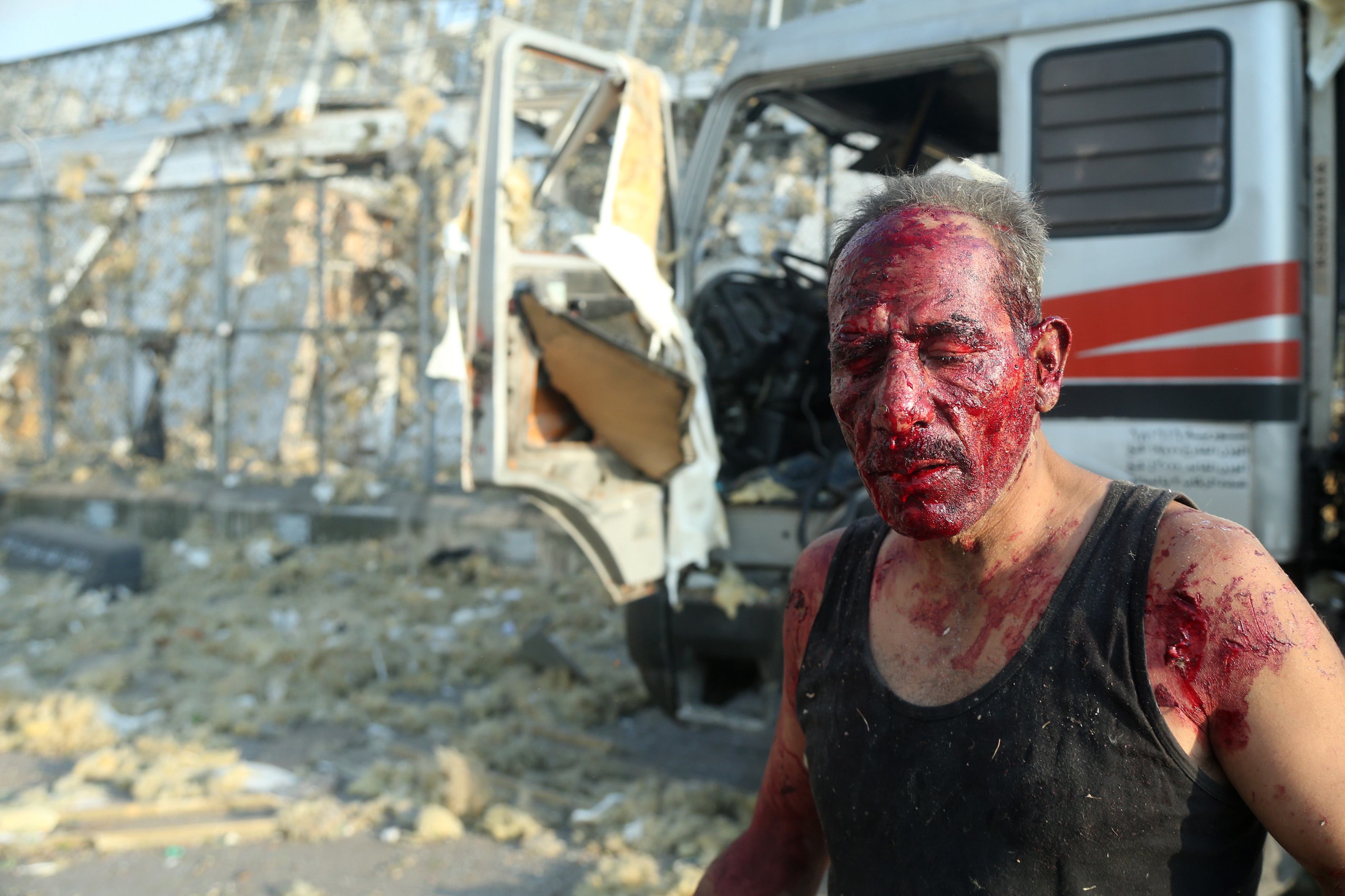 Large explosion in harbor area rocks Lebanon