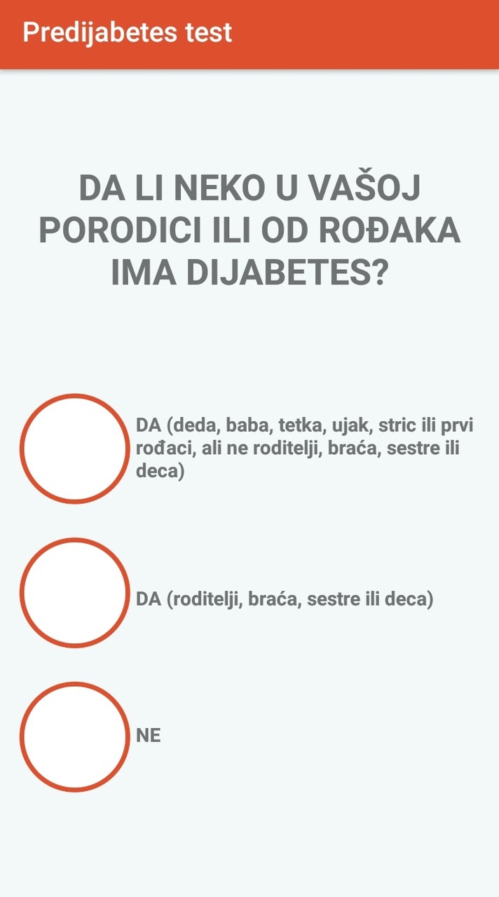 aplikacija predijabetes