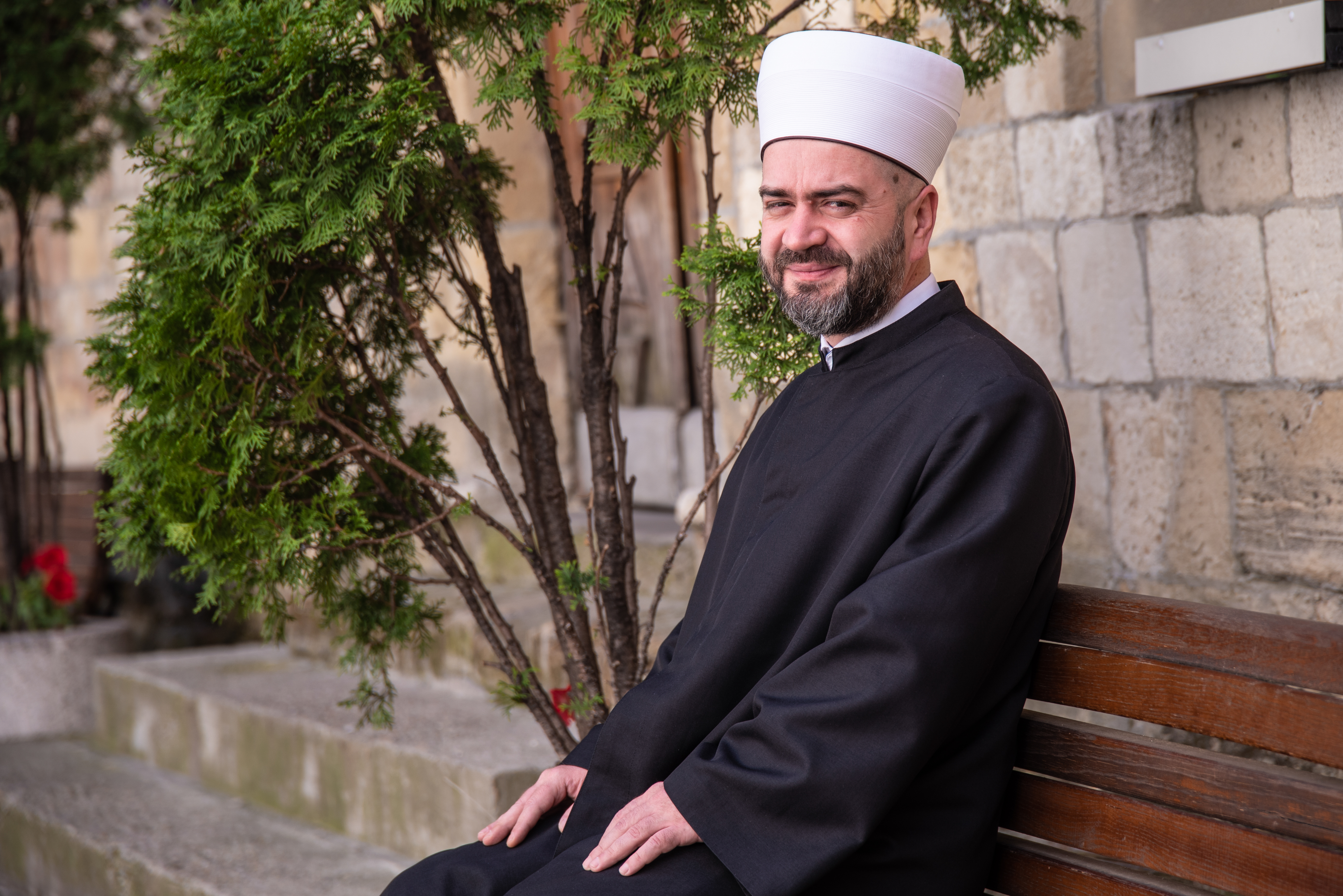 Beograd, 23.05.2020. Bajrakli džamija, konferencija, intervju, Reisu-l-ulema Islamske zajednice Srbije, Akademik dr Sead efendija Nasufović Foto: Dragan Mujan/Nova.rs