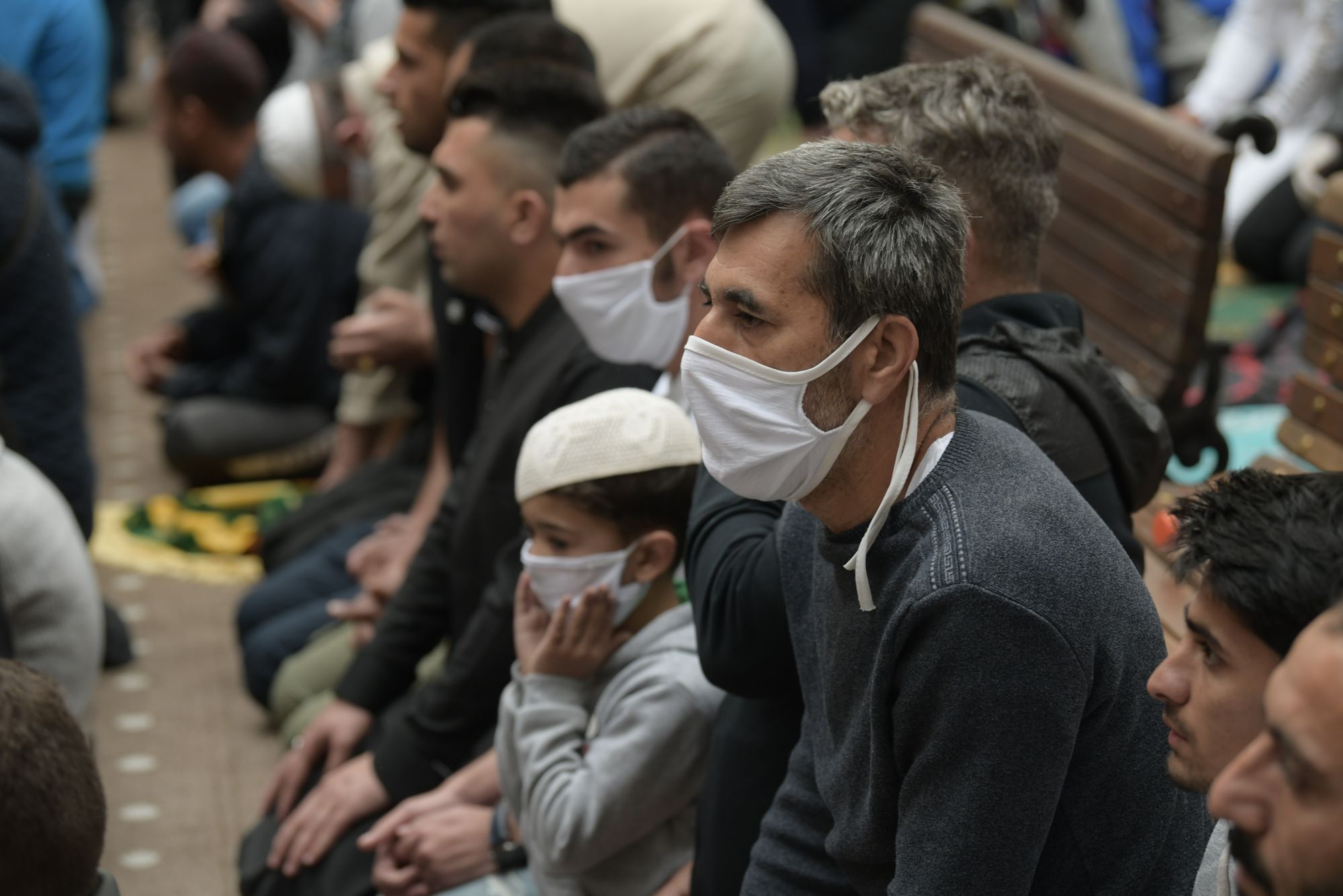 Beograd, 24.05.2020. Bajrakli džamija, Ramazanski Bajram, vernici, muslimanski praznik, Muslimani Foto: Goran Srdanov/Nova.rs