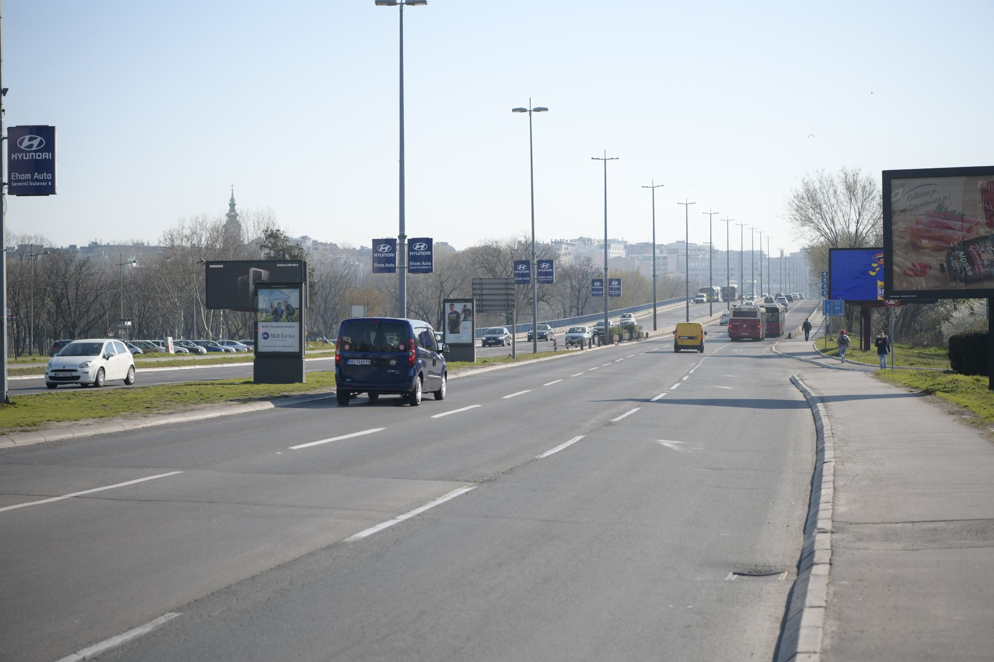Beograd 17.03.2020. Saobraćaj u Beogradu za vreme koronavirusa i vanrednog stanja Foto:Goran Srdanov/Nova.rs