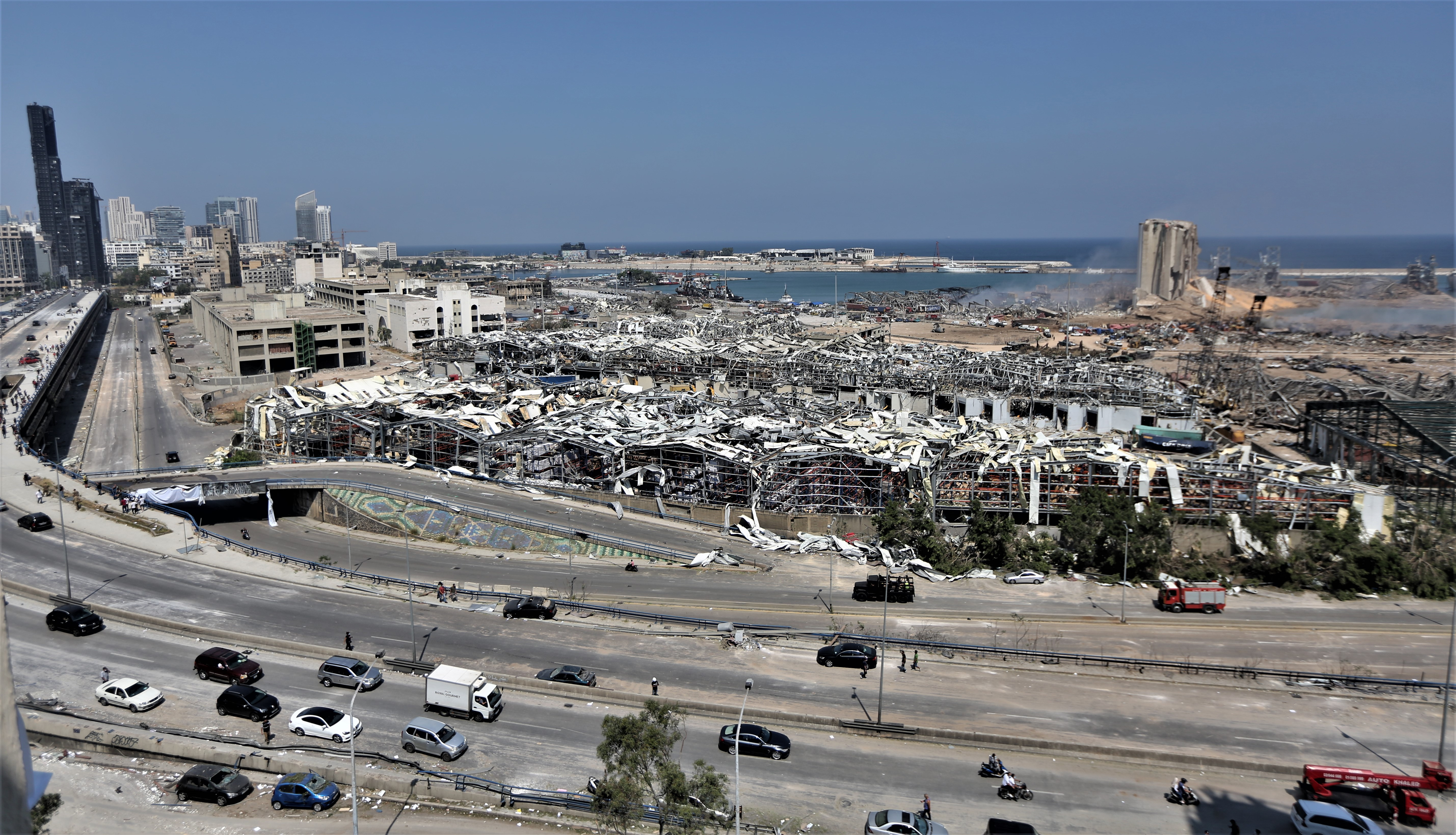 Aftermath of massive blast in Beirut