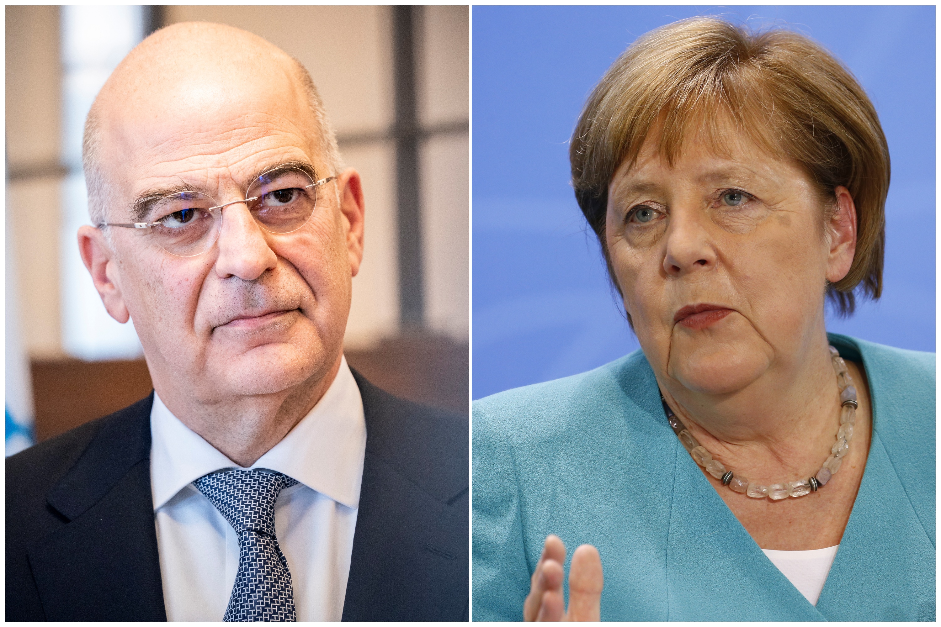 Angela Merkel i Nikos Dendias