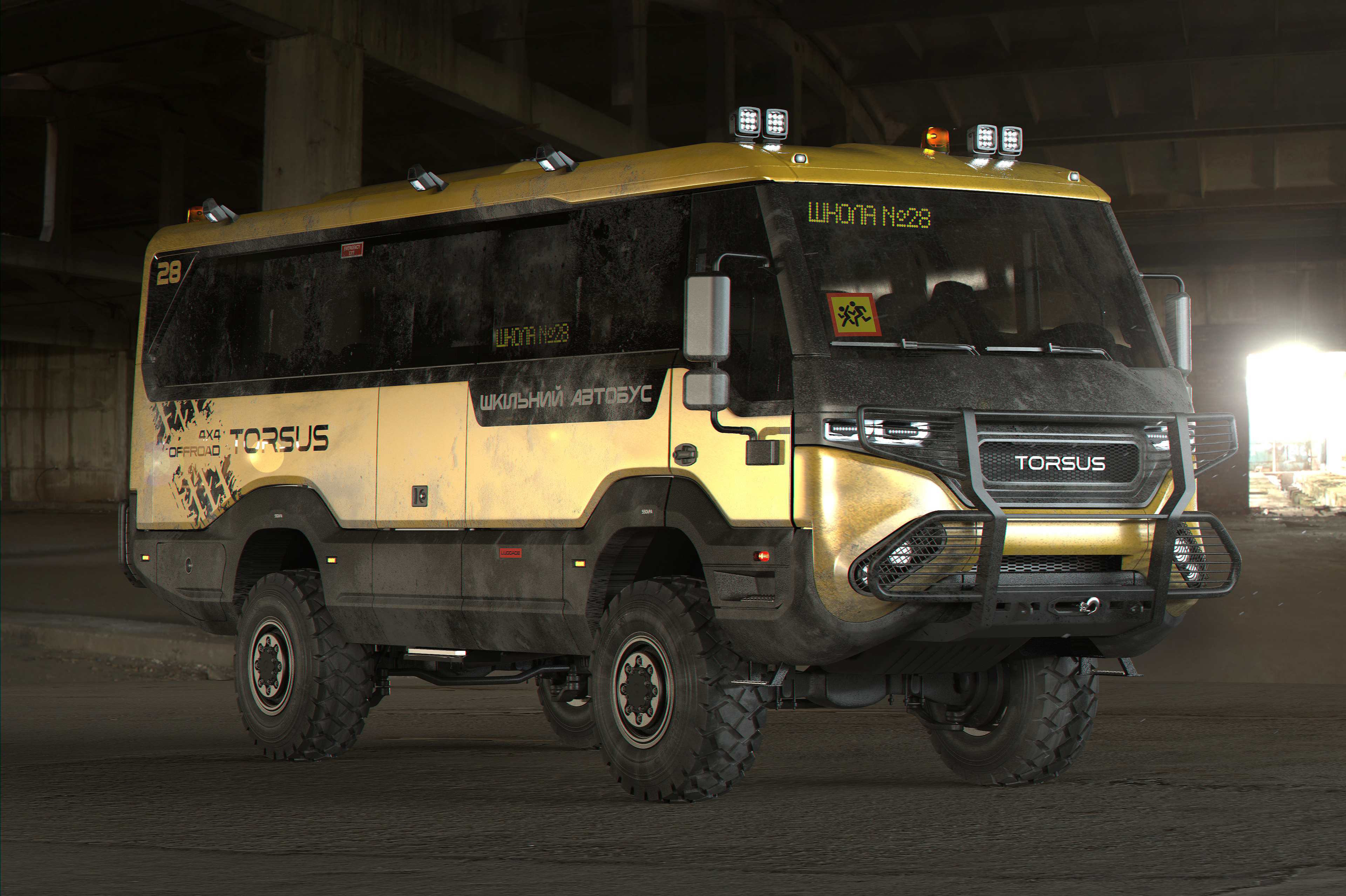 Torsus, autobus, školski autobus Foto: Torsus