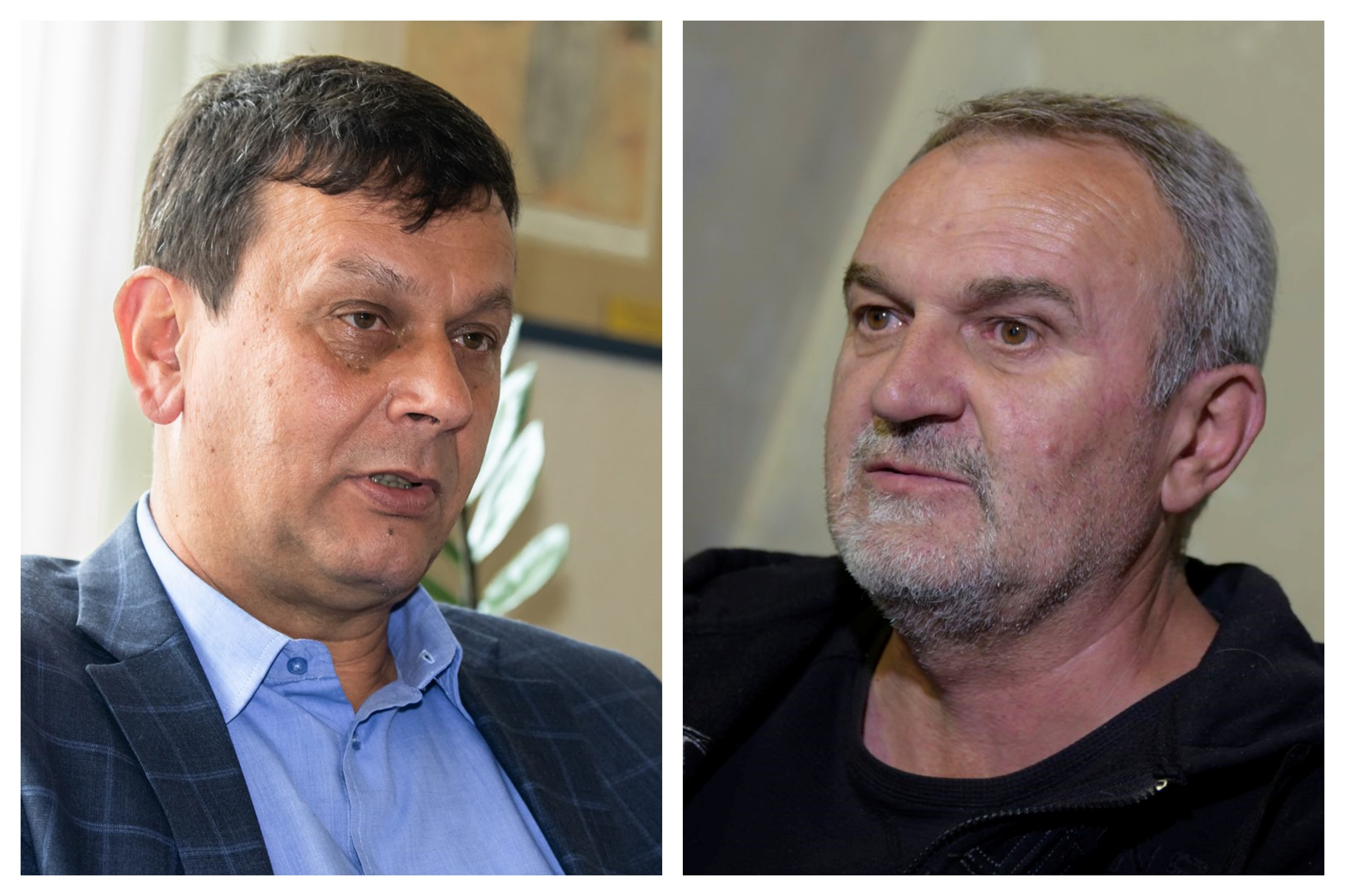 Dušan Živković, dekan Poljoprivrednog fakulteta, Ljubiša Stošić, štrajkač glađu Foto: Arhiva