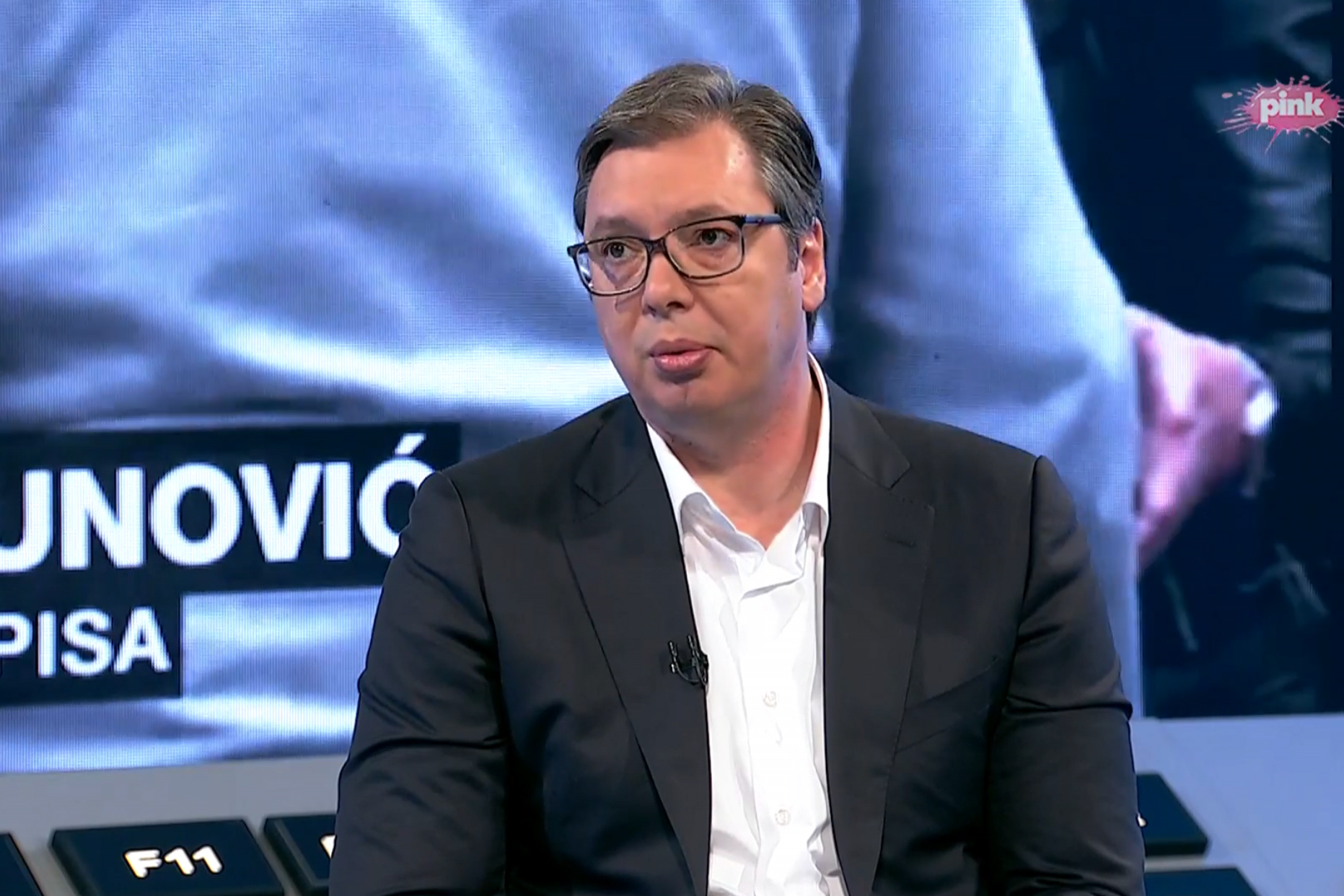Beograd 31.05.2020. Aleksandar Vučić, emisija Hit Tvit, televizija Pink Foto: Printscreen/TvPink