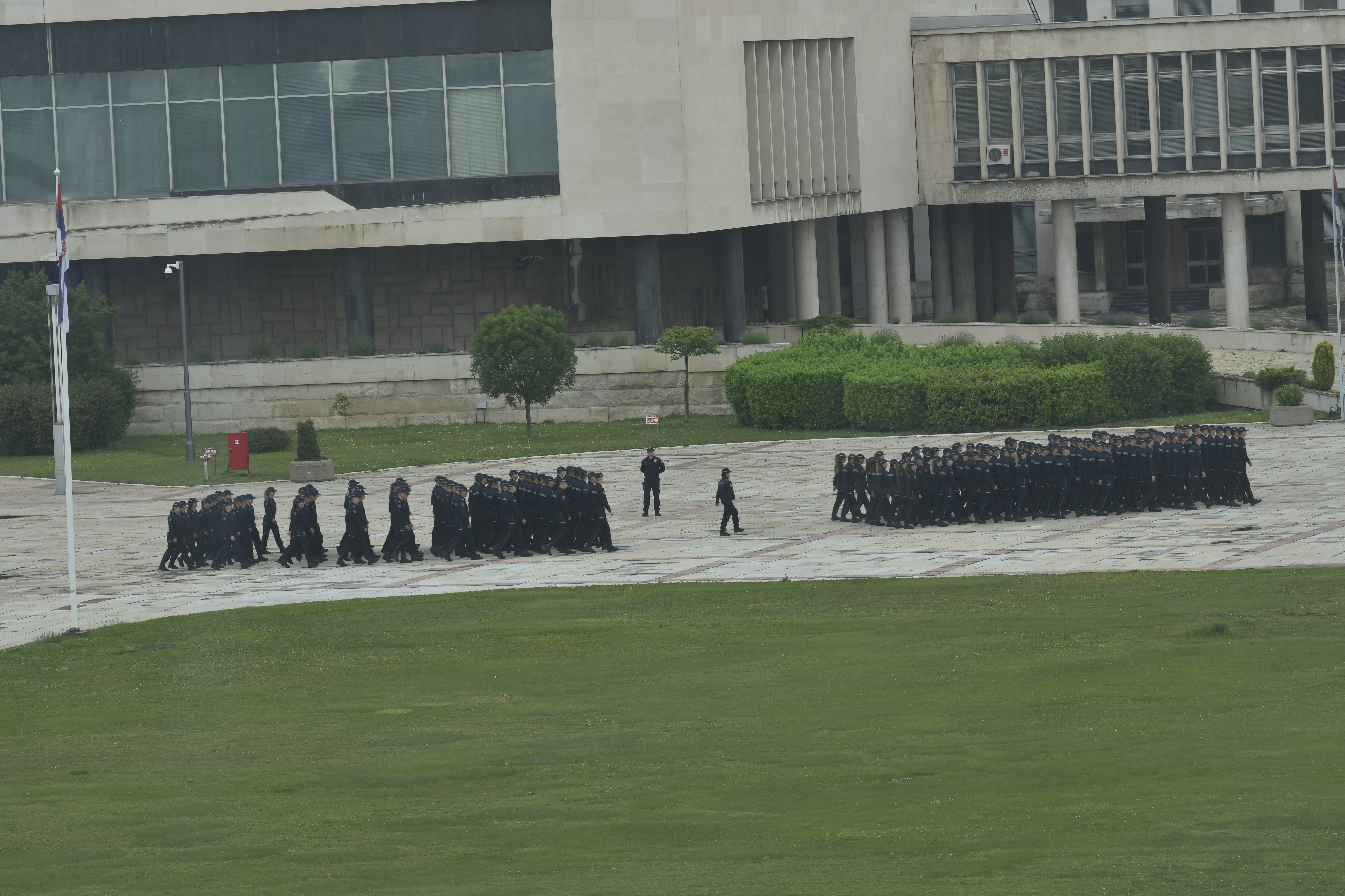 beograd 02.06.2020  palata srbije,  vezba policije, kadeti, priprema za paradu Foto: Zoran Lončarević/Nova.rs