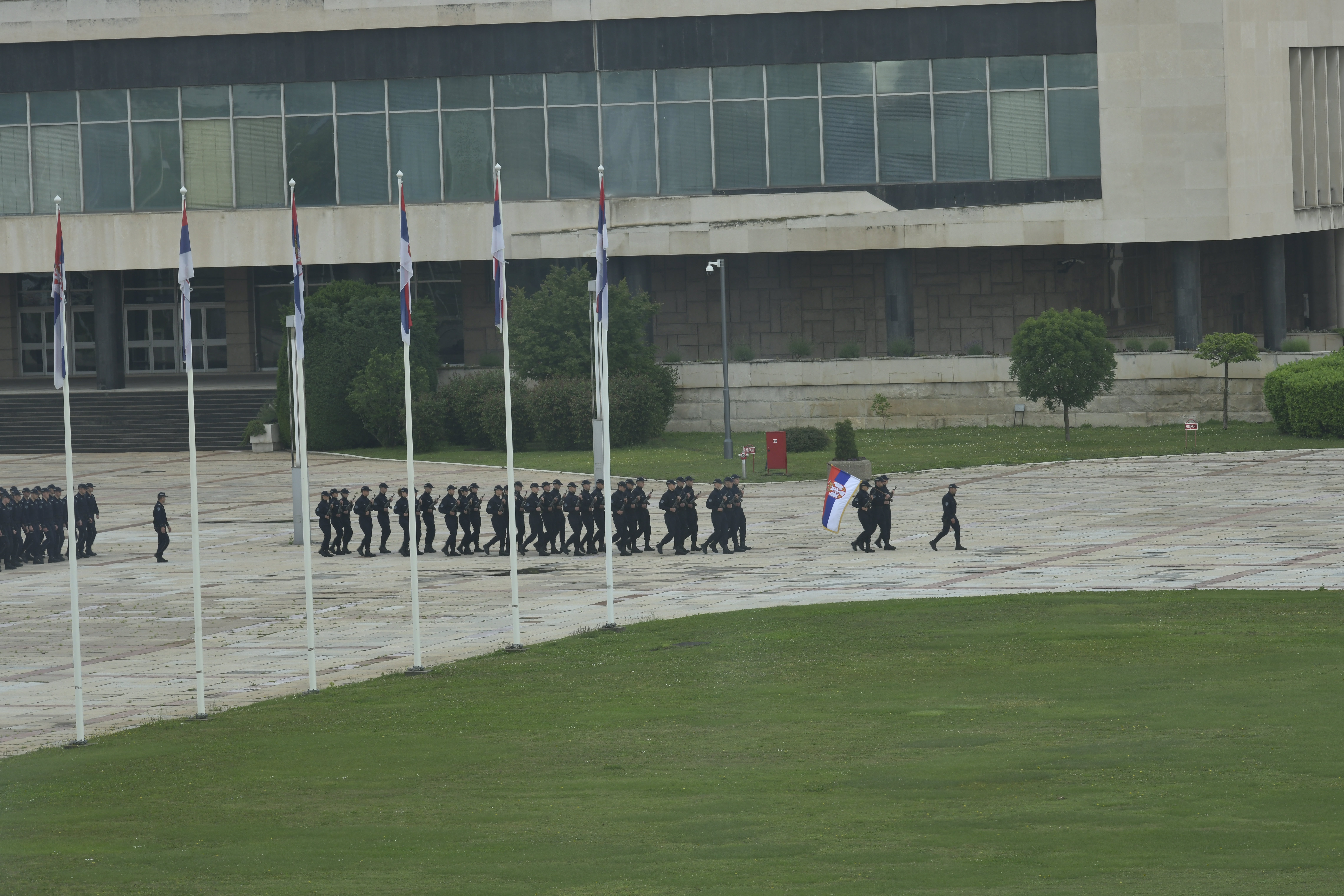 beograd 02.06.2020  palata srbije,  vezba policije, kadeti, priprema za paradu Foto: Zoran Lončarević/Nova.rs