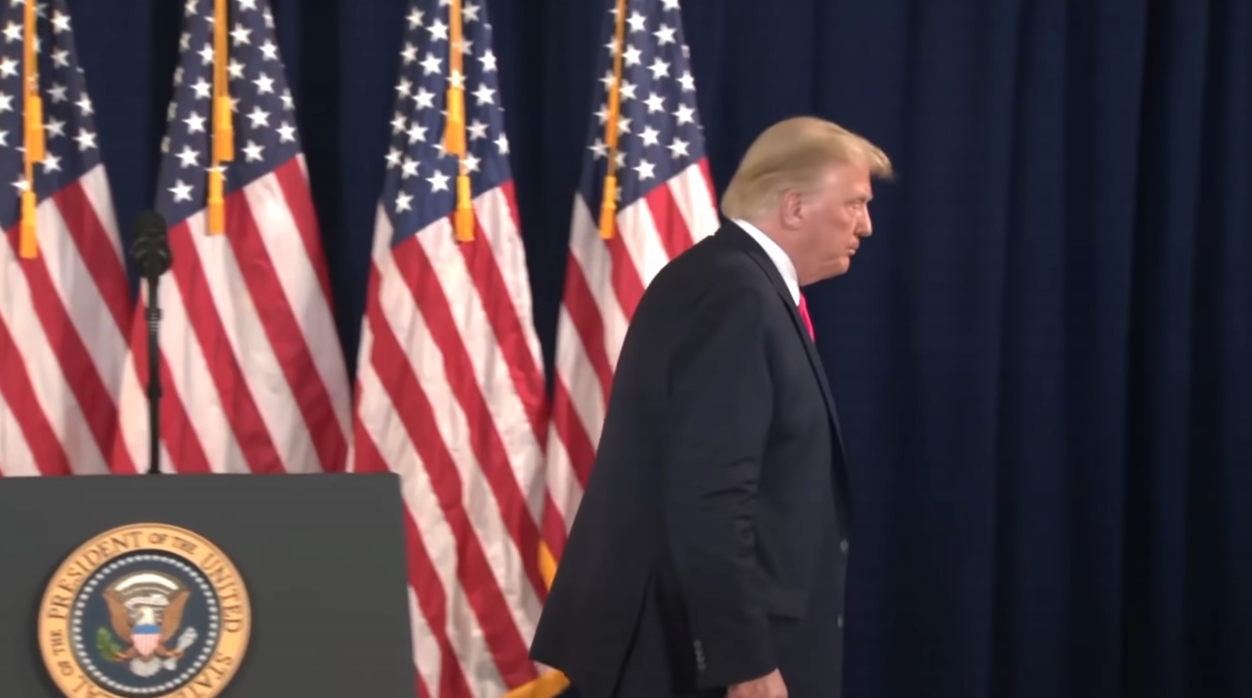 donald tramp Foto: Printscreen/YouTube/CBS News