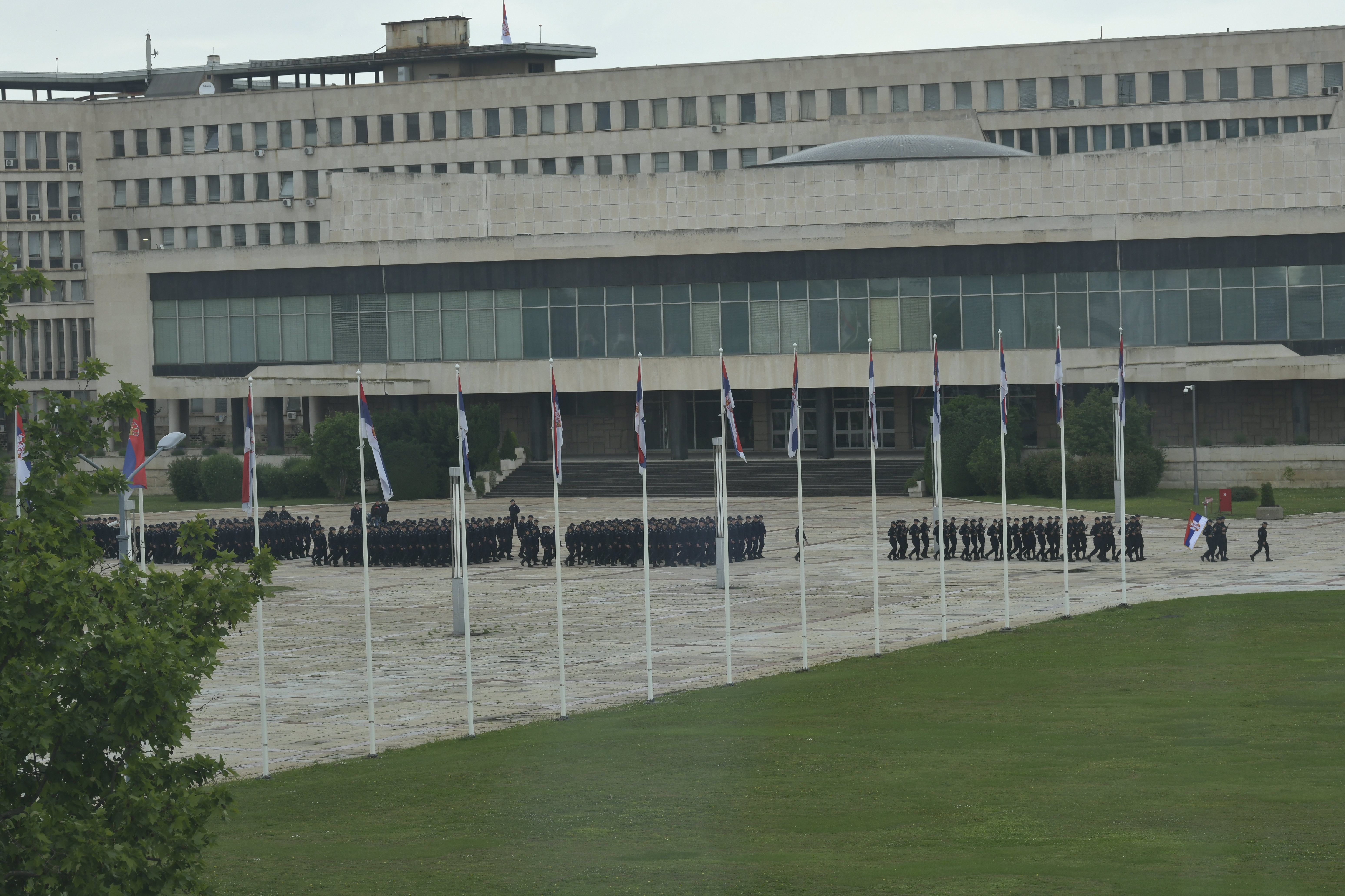 beograd 02.06.2020  palata srbije,  vezba policije, kadeti, priprema za paradu Foto: Zoran Lončarević/Nova.rs