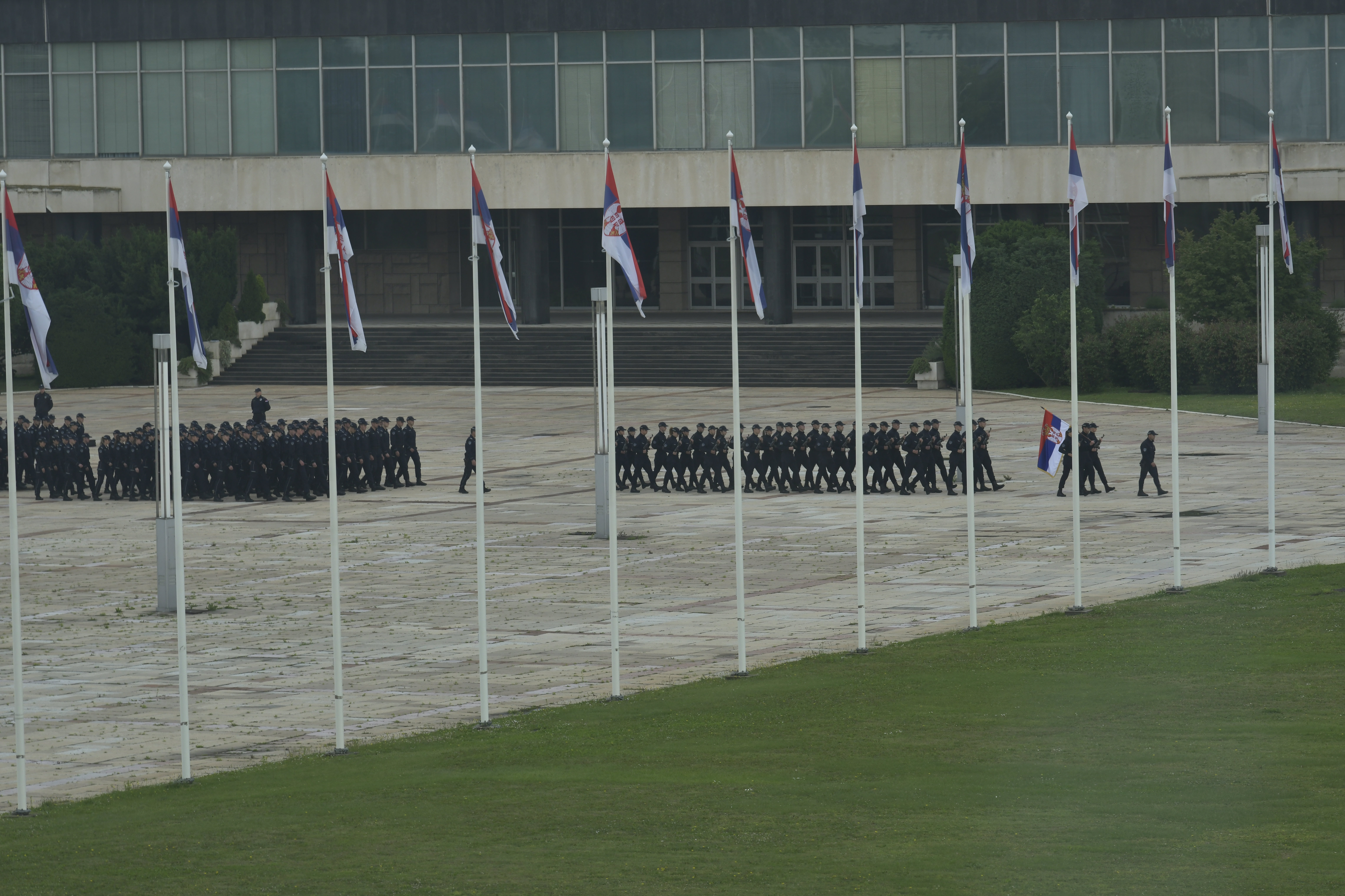beograd 02.06.2020  palata srbije,  vezba policije, kadeti, priprema za paradu Foto: Zoran Lončarević/Nova.rs