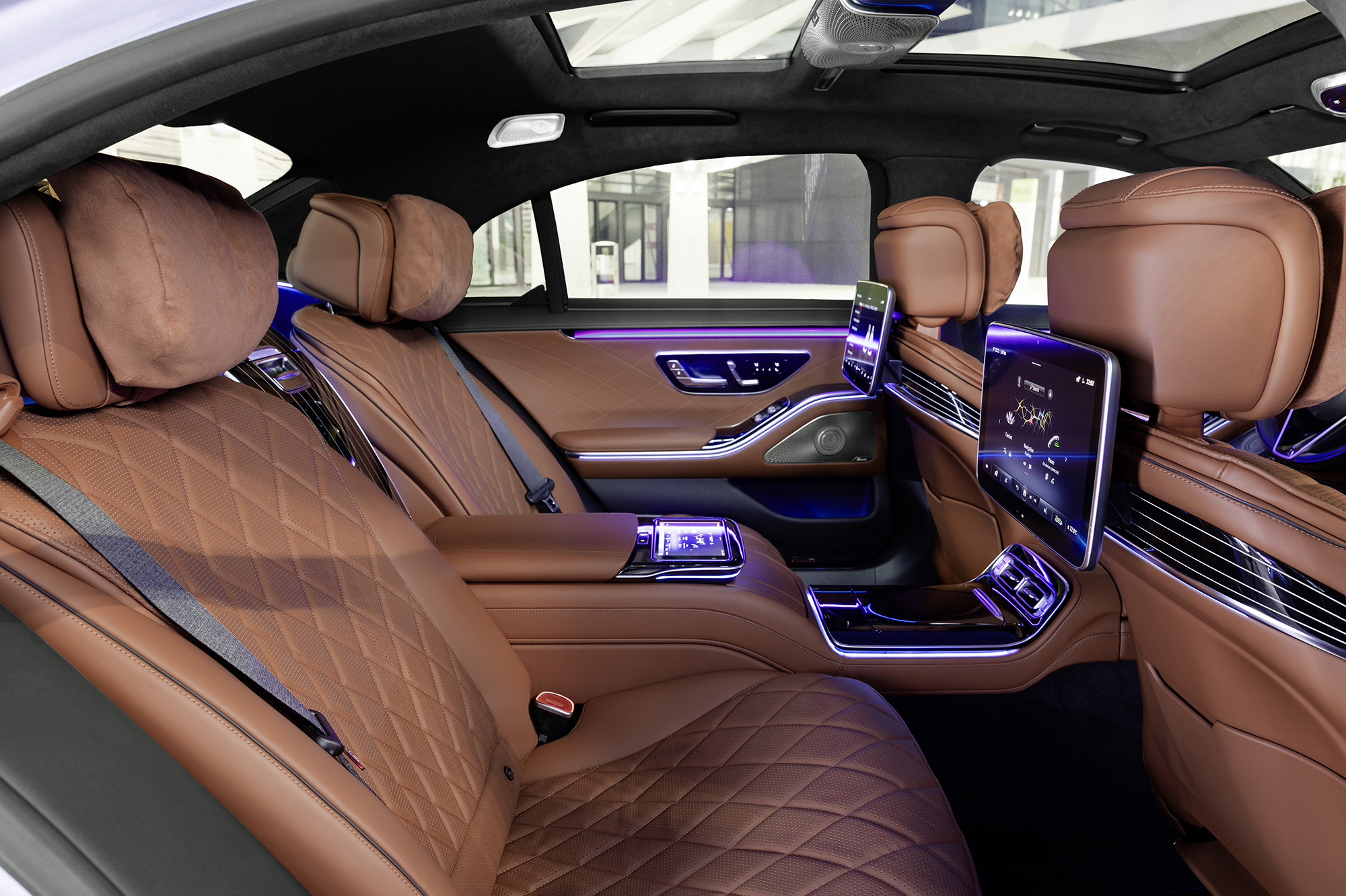 Mercedes-Benz S-Klasse, 2020, Outdoor, Interieur: Leder Nappa Sienabraun 

Mercedes-Benz S-Class, 2020, outdoor, interior: leather siena brown
