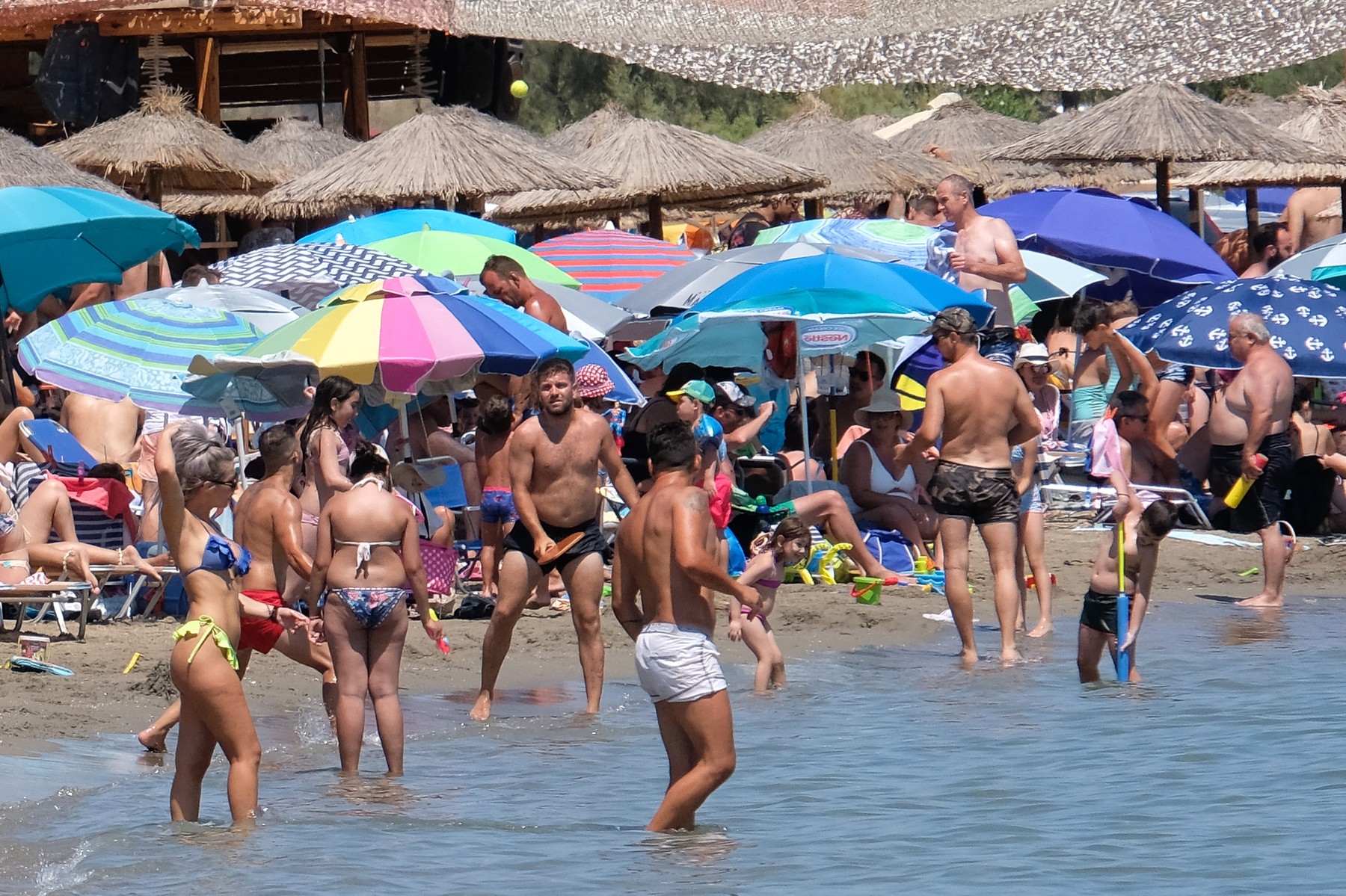 Crowded Beach - Greece