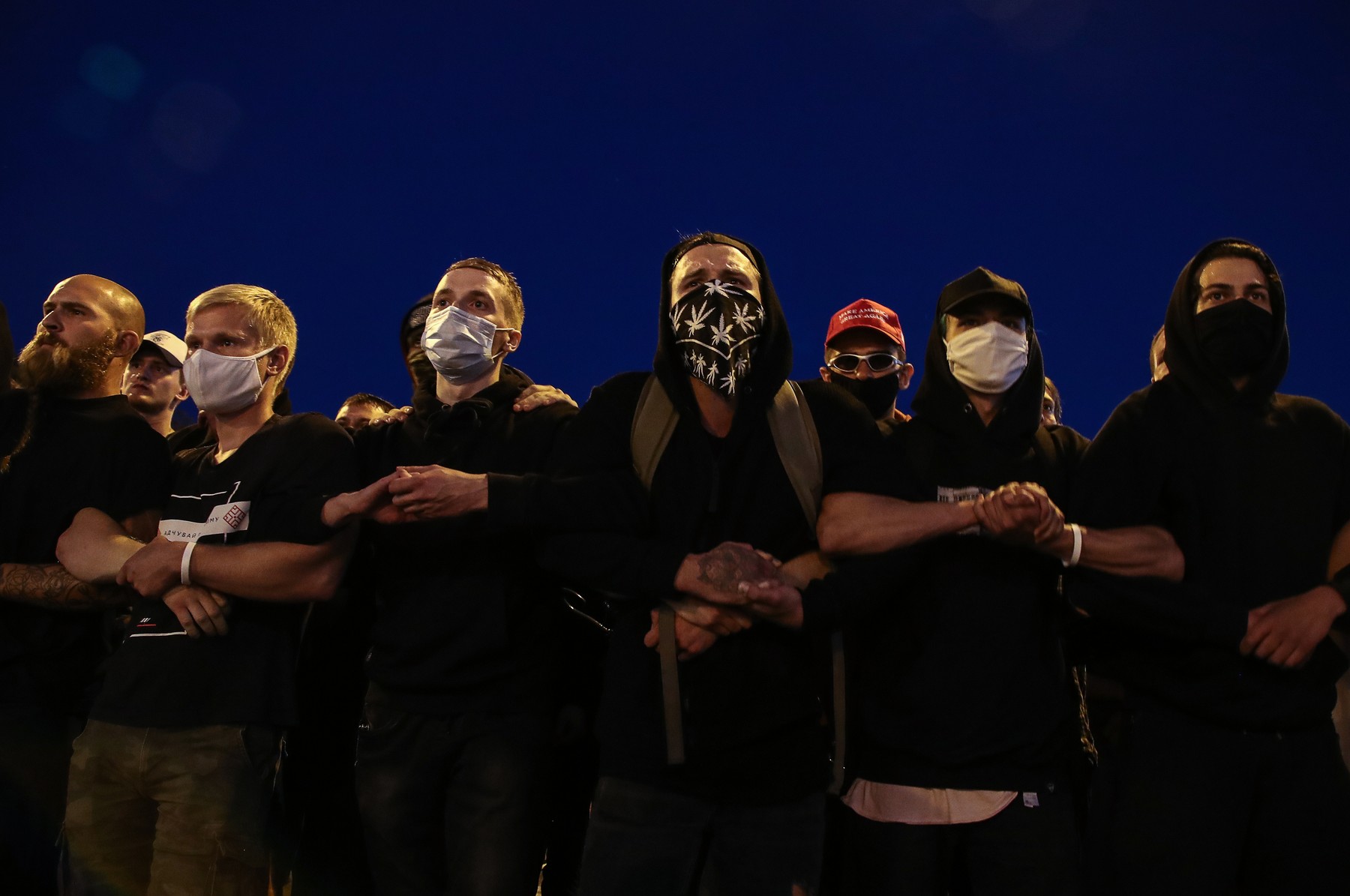 Minsk protests triggered by announcement of 2020 Belarusian presidential election results