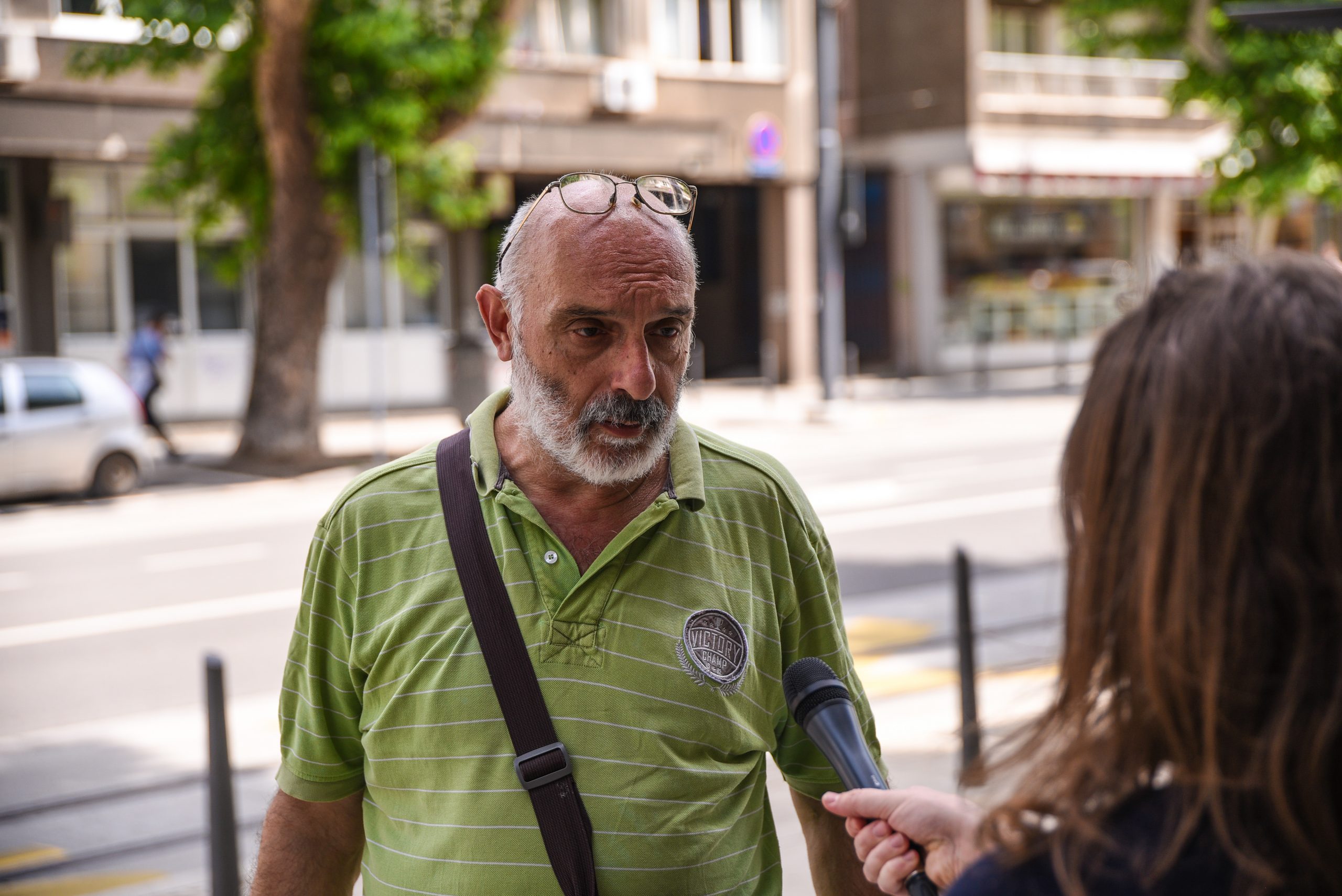 Beograd 04.06.2020. Radovi ulica 27 Marta Dzordza Vasinngtona, trotoar, kocke Foto:Dragan Mujan/Nova.rs