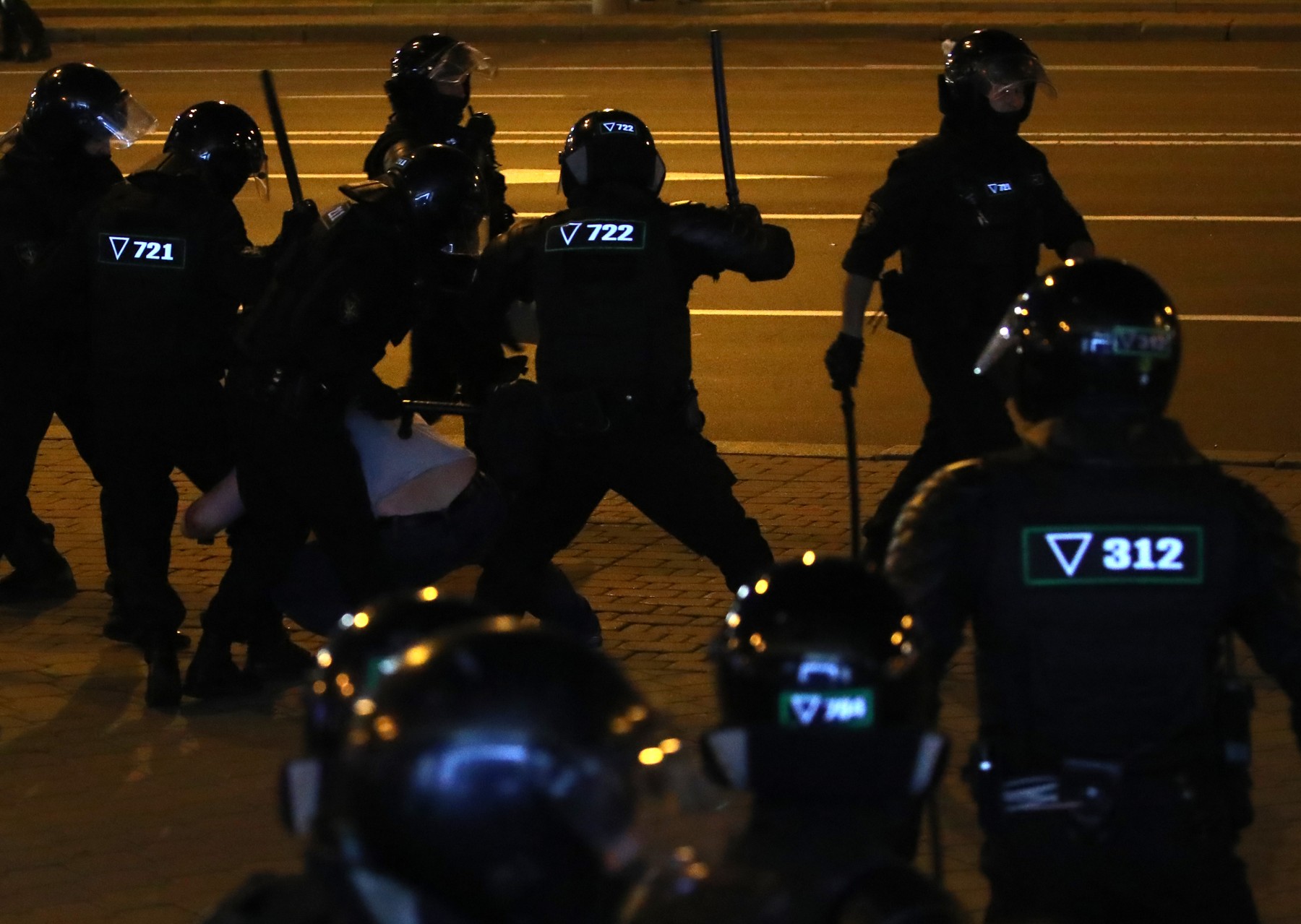 Minsk protests triggered by announcement of 2020 Belarusian presidential election results