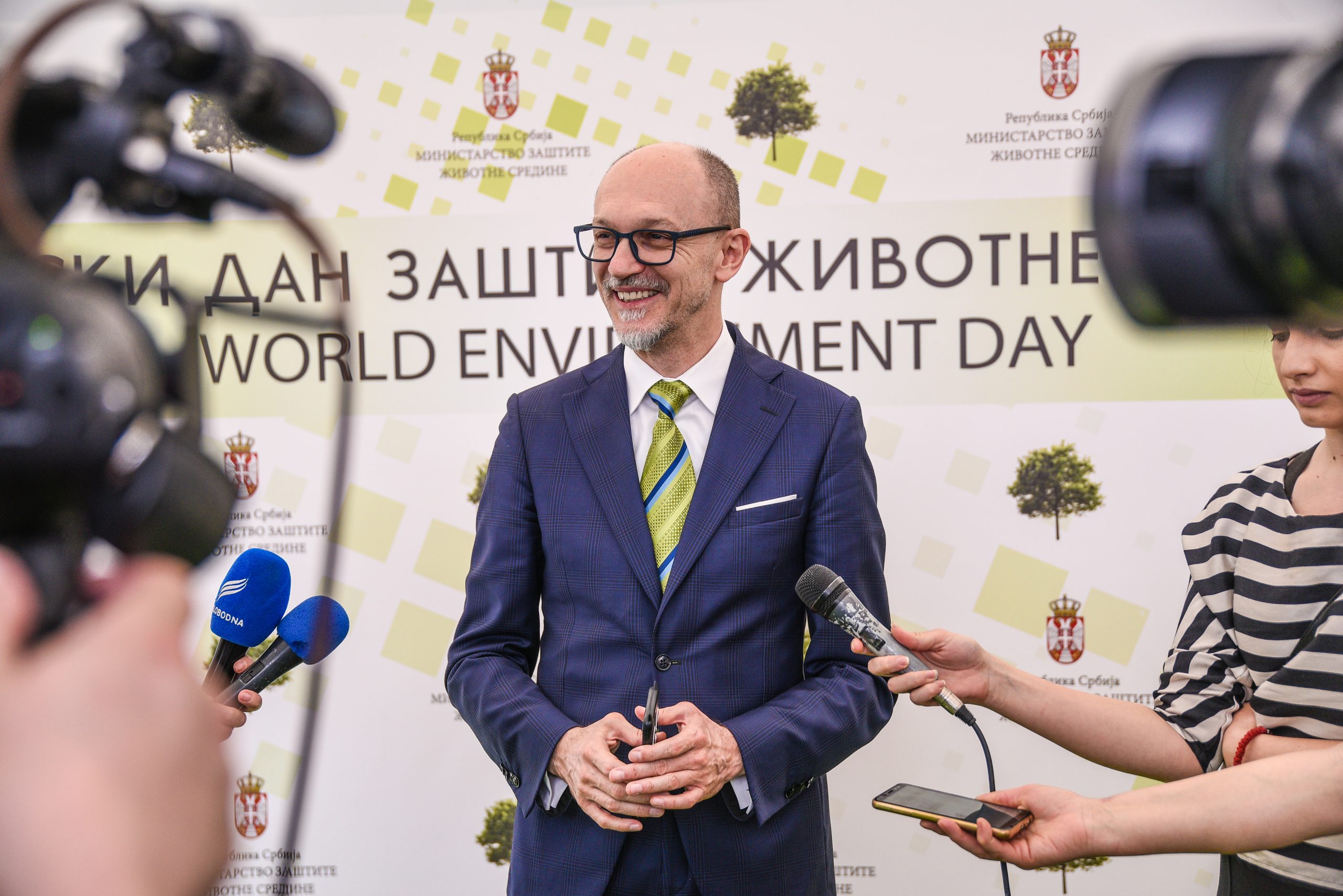 Beograd 05.06.2020. Goran Trivan, ministar, Svetski dan zaštite životne sredine, Botanička bašta Jevremovac Foto: Dragan Mujan/Nova.rs