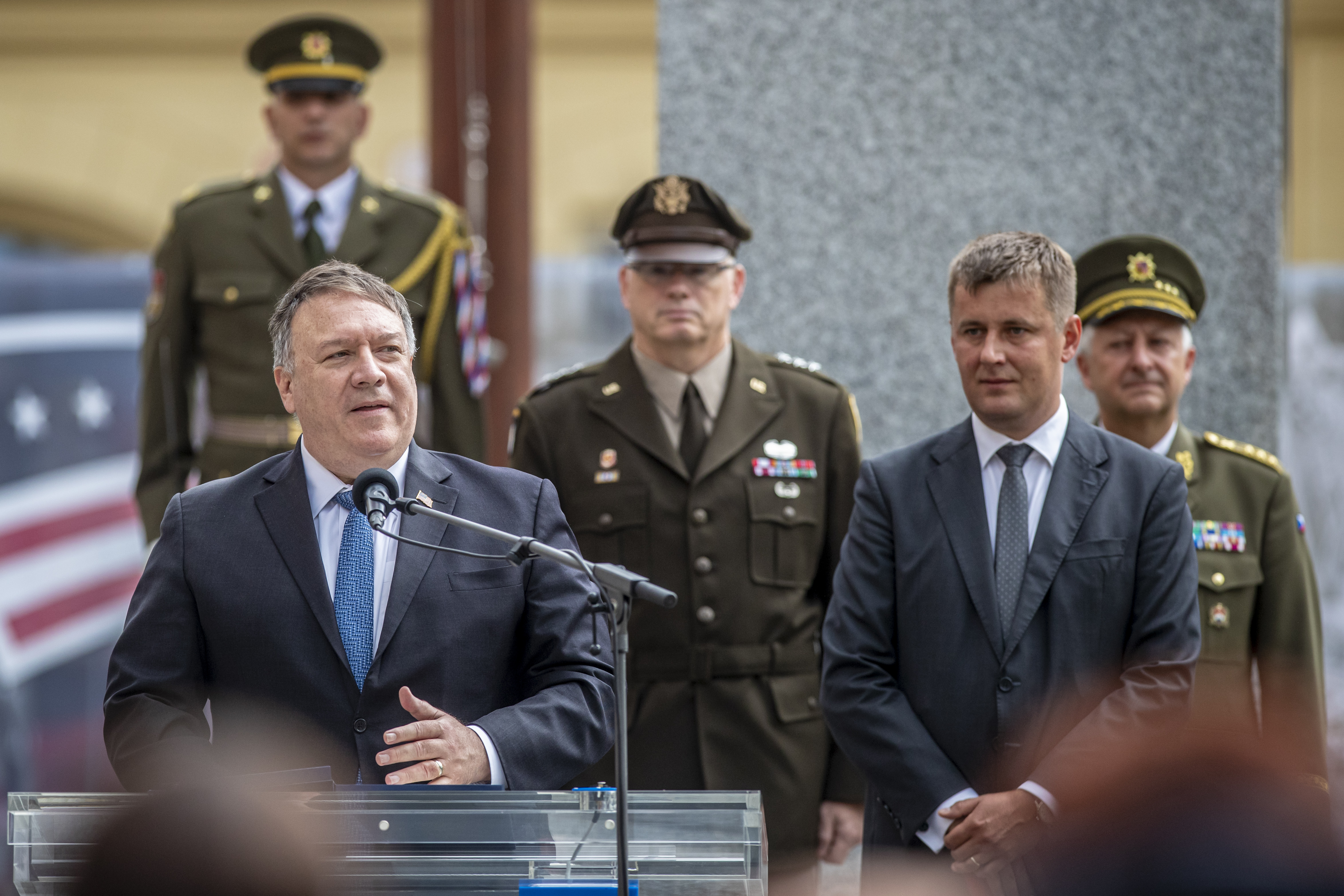 US Secretary of State Mike Pompeo visits Plzen