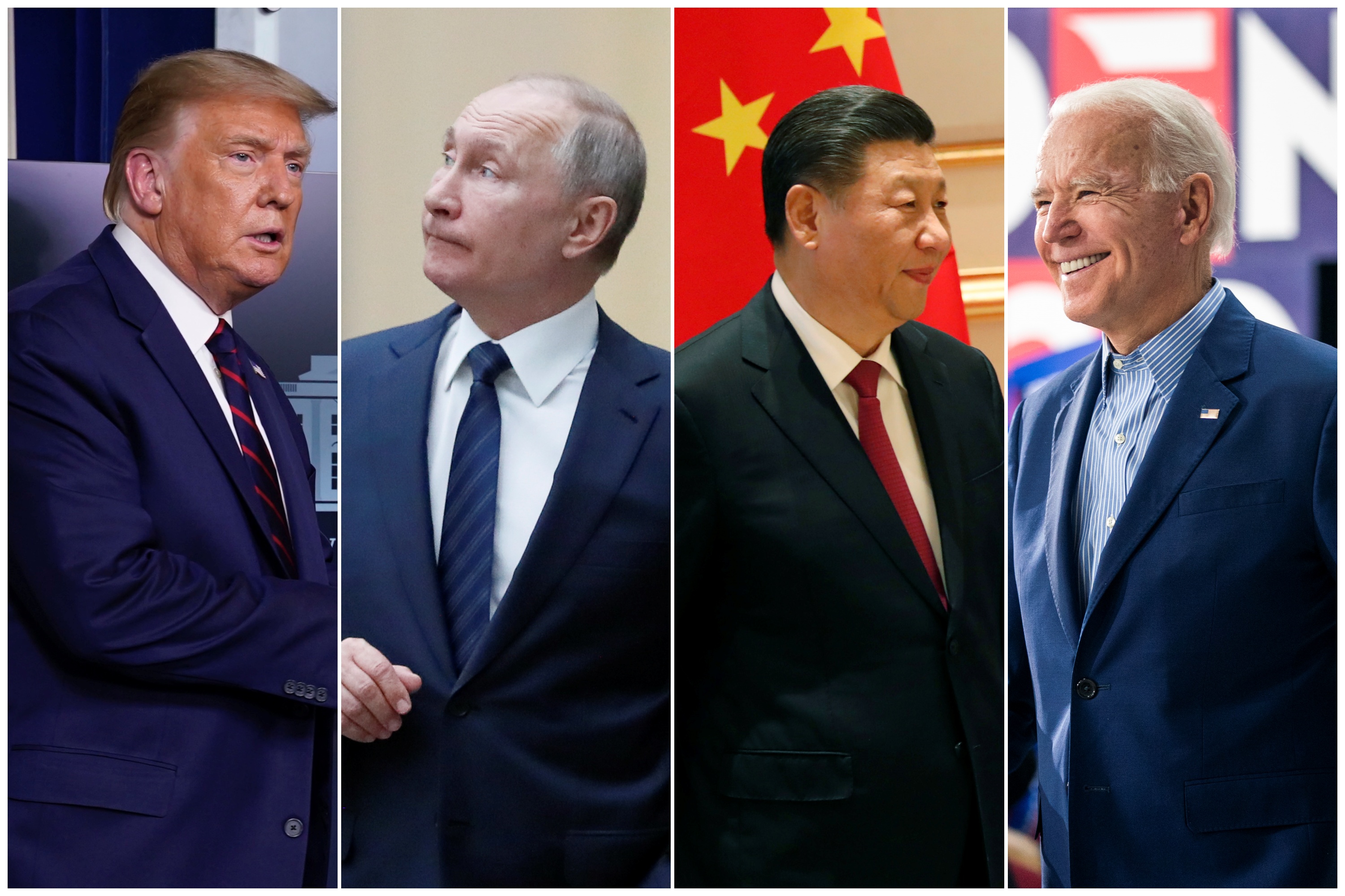 Tramp, Putin, Si Đinping, Džo Bajden