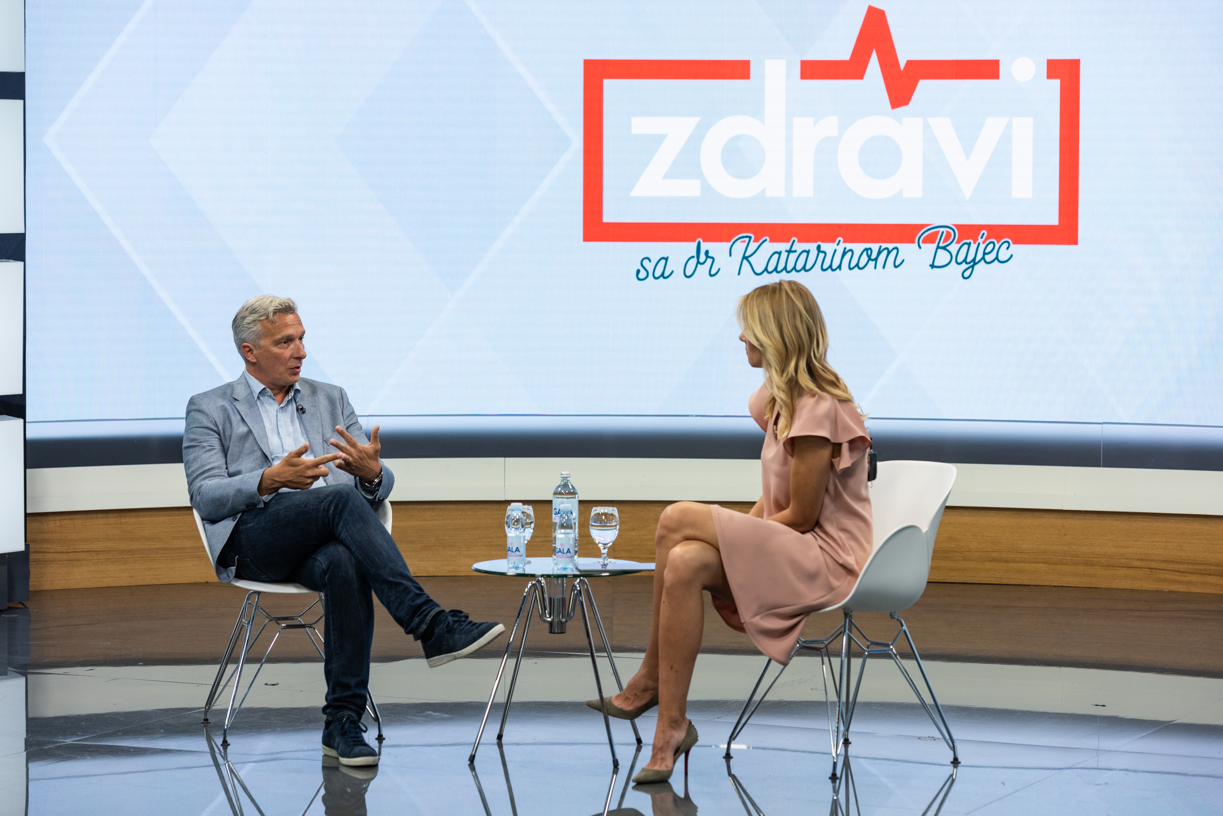 Zdravi sa Katarinom Bajec doktor Vojislav Bogosavljevic neurolog i Katarina Bajec