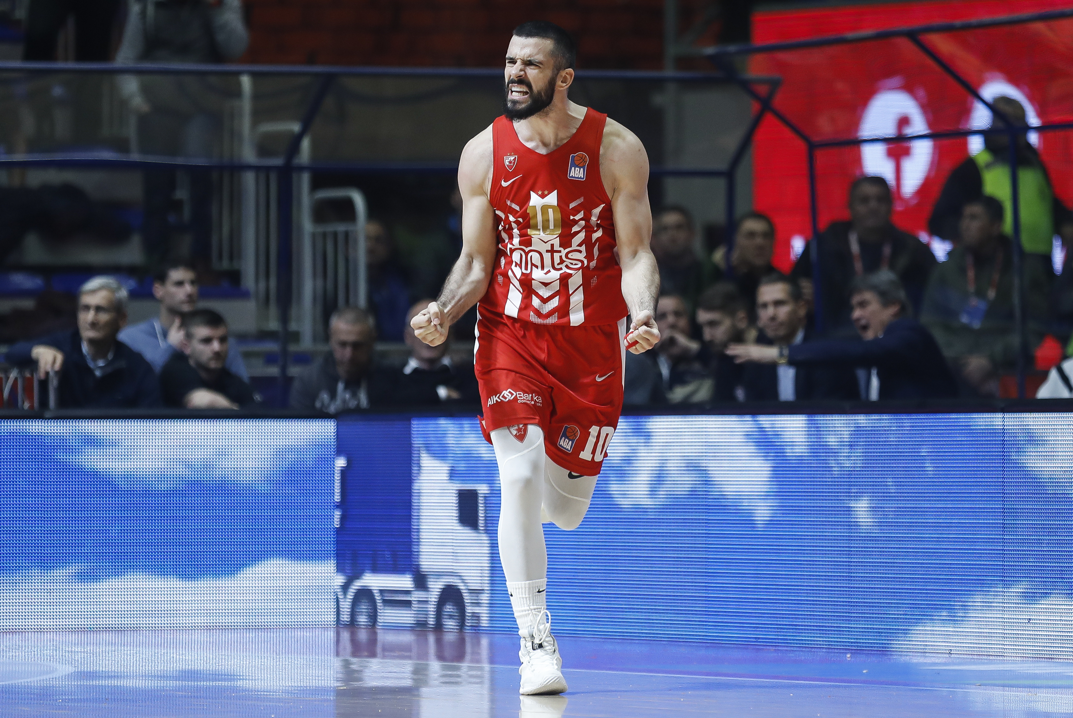 Kosarka Basketball ABA season 2019-2020
Crvena Zvezda v Partizan
Branko Lazic celebrates 
Beograd, 03.01.2020.
foto: Srdjan Stevanovic/Starsportphoto ©