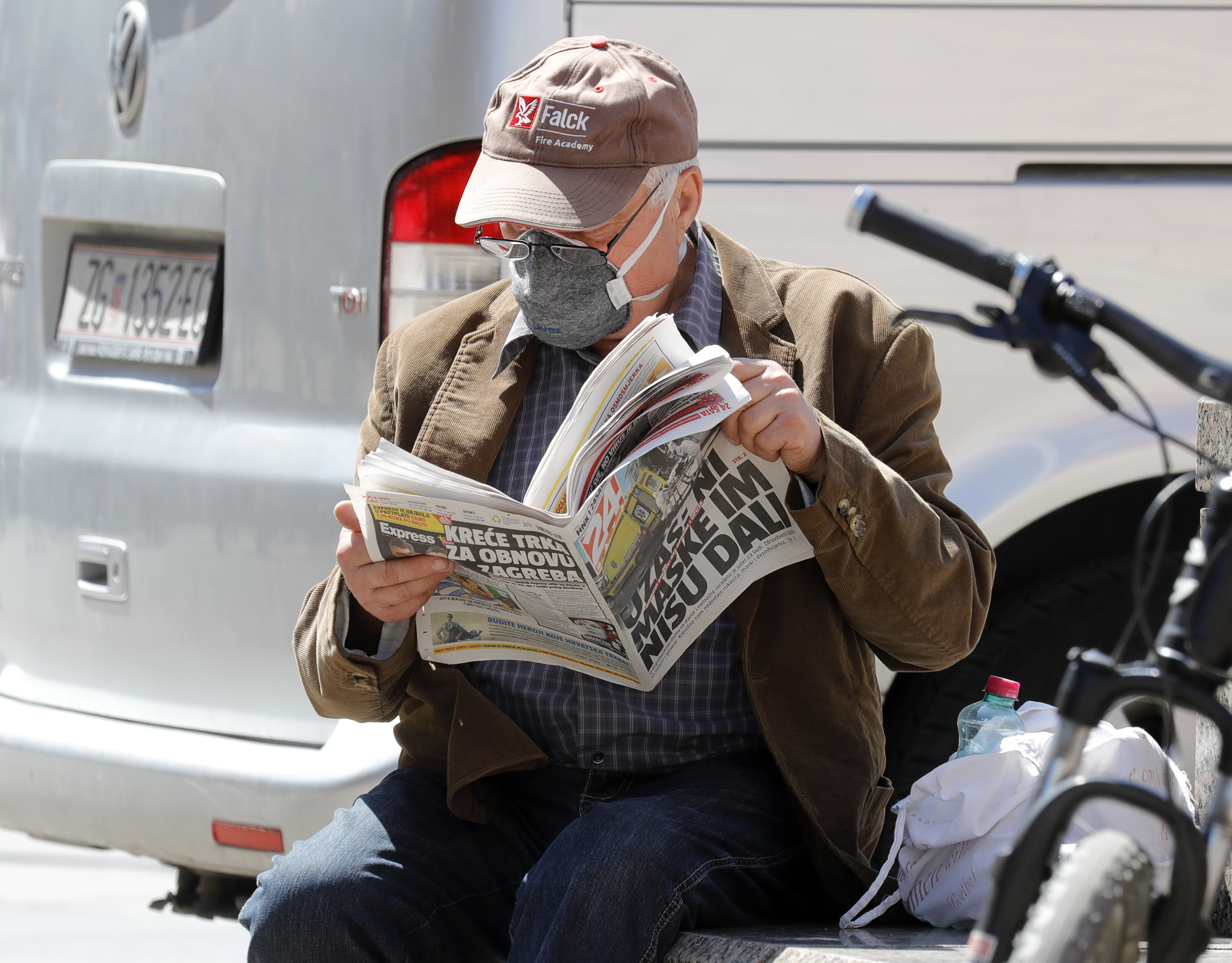Daily life amid coronavirus lockdown in Zagreb