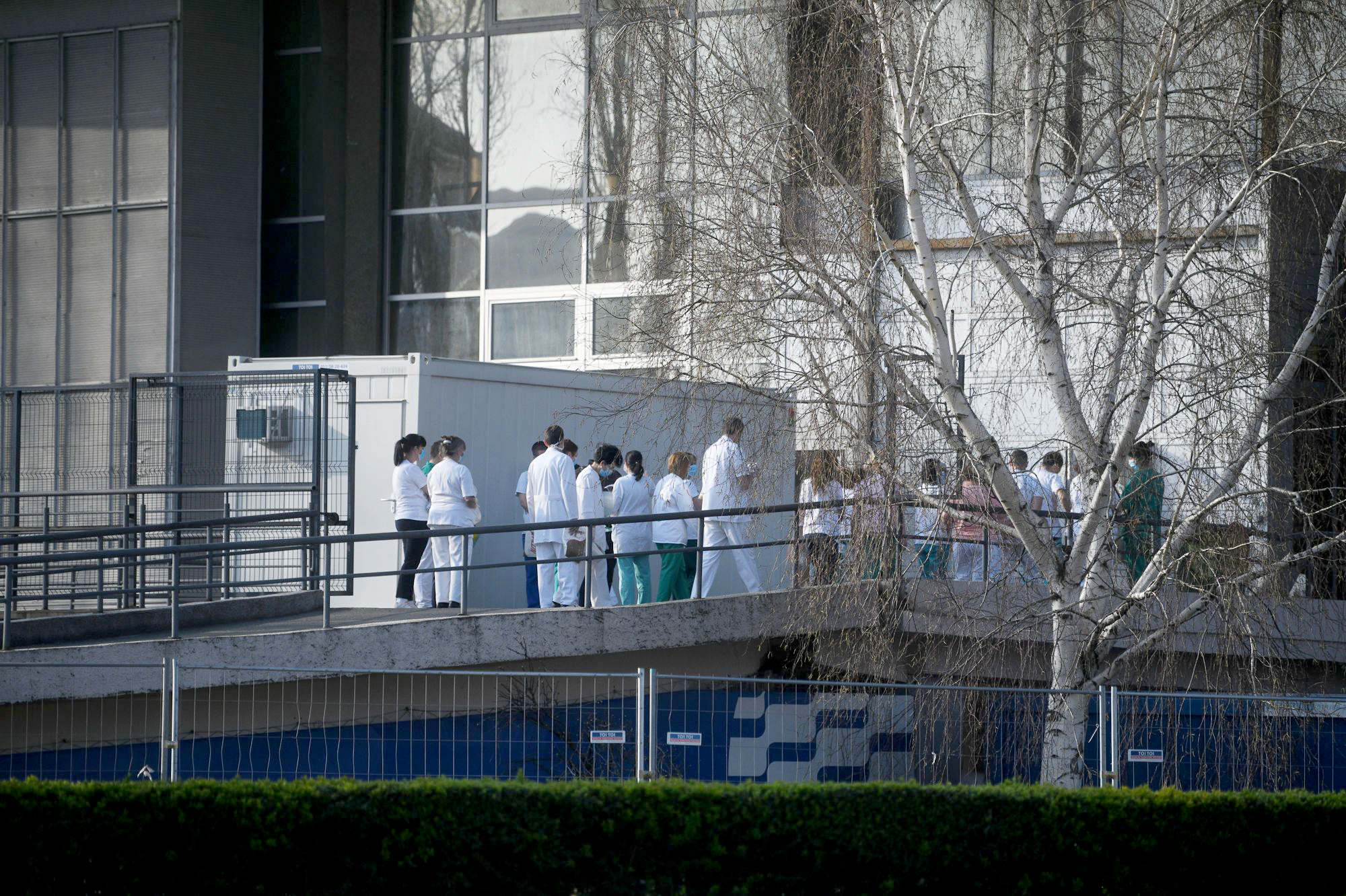 Beograd 29.03.2020. Beogradski sajam prihvatni centar za obolele od koronavirusa, bolnica BG Sajam, medicinsko osoblje Foto;Filip Krainčanić/Nova.rs
