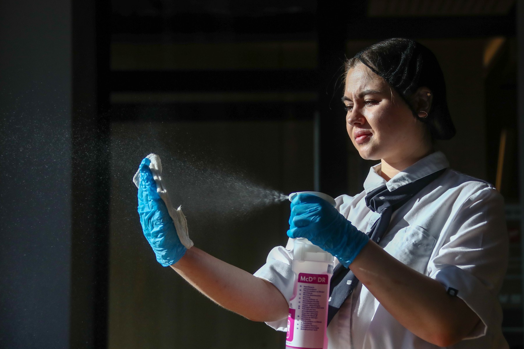 Dezinfekcija; Foto: Valery Sharifulin / TASS / Profimedia