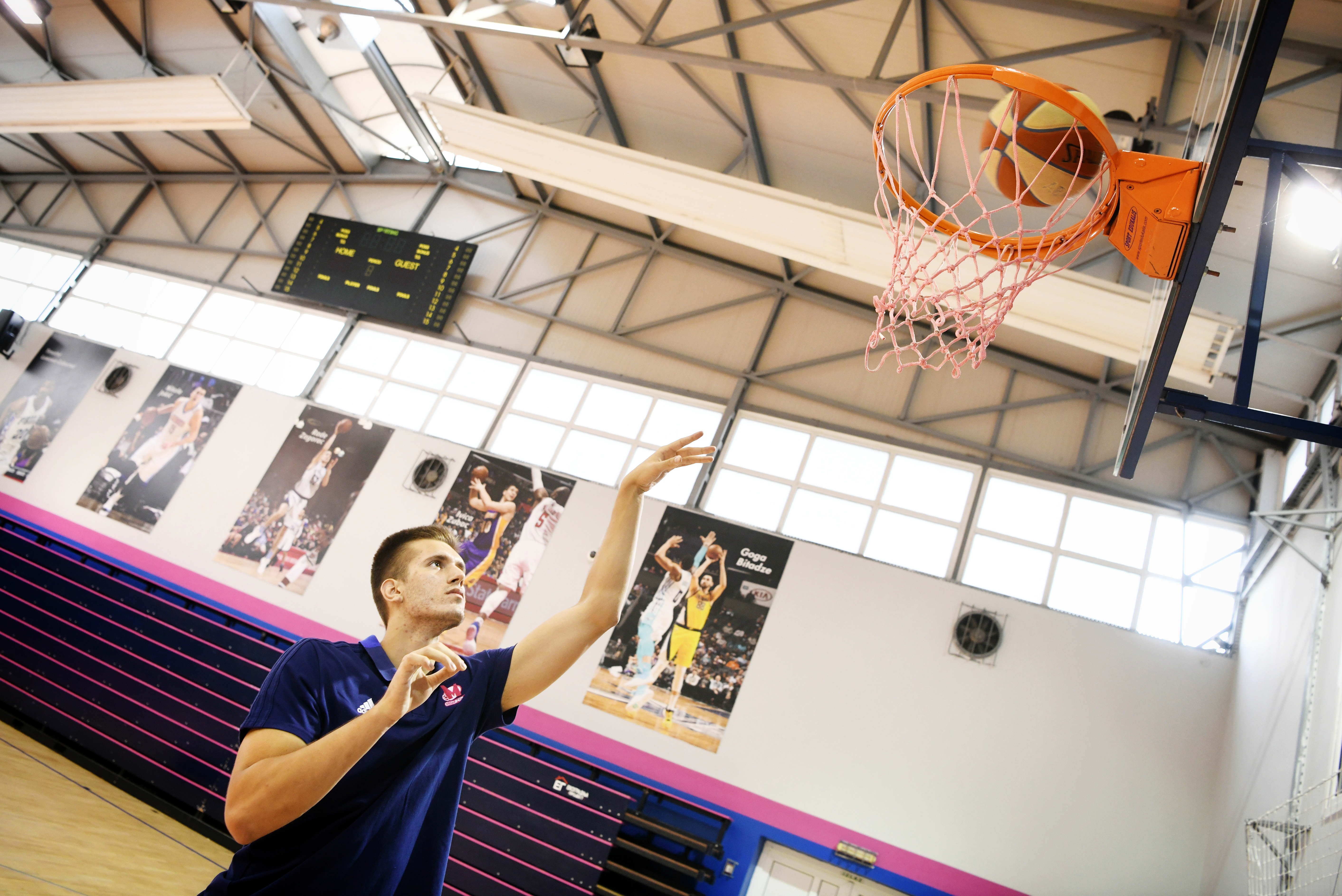 Beograd 07. avgust 2020. Filip Petrusev kosarkas Mega Bemaks intervju Foto:Vesna Lalić/Nova.rs