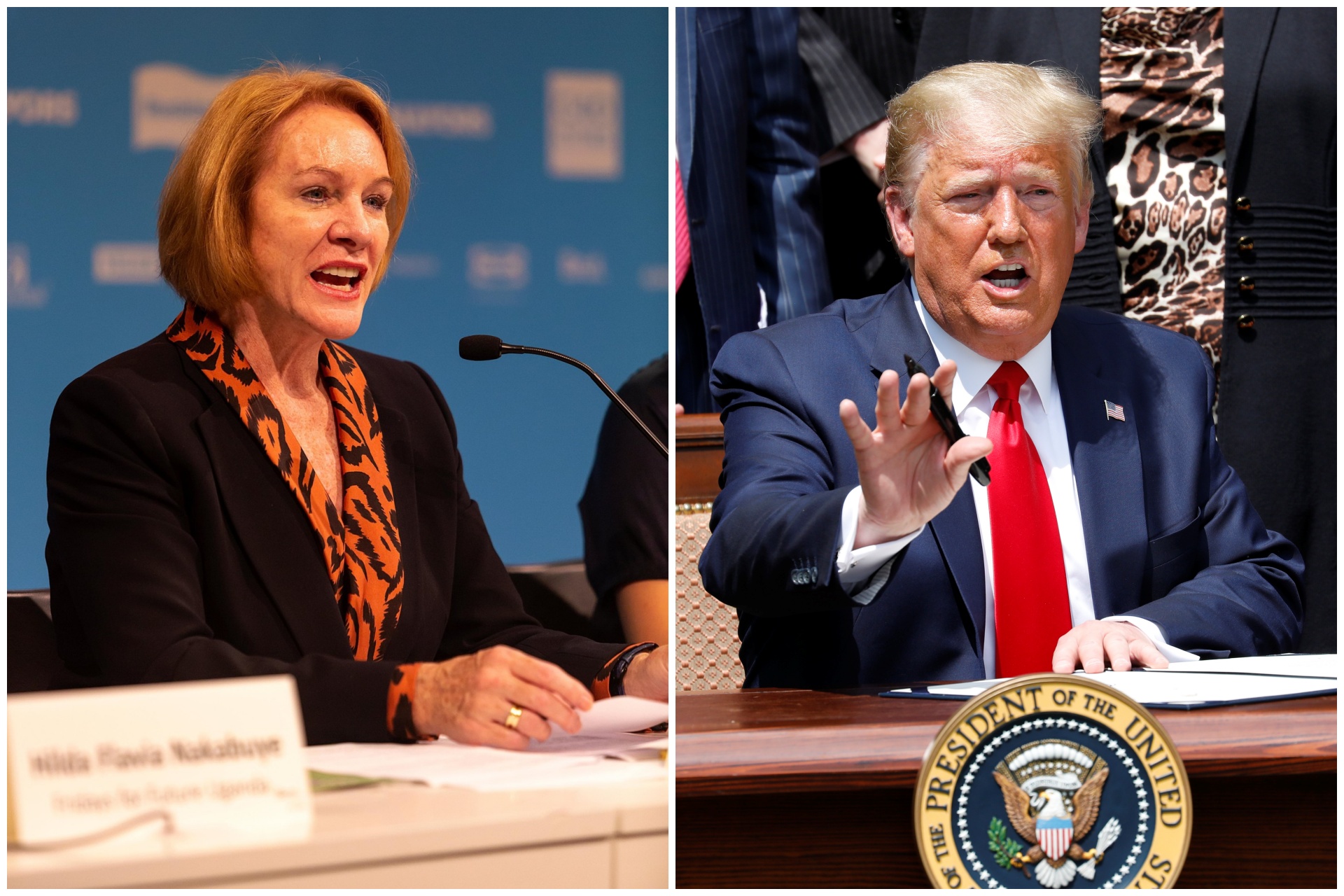Donald Tramp i Jenny Durkan, Donald Trump, Dženi Darkan