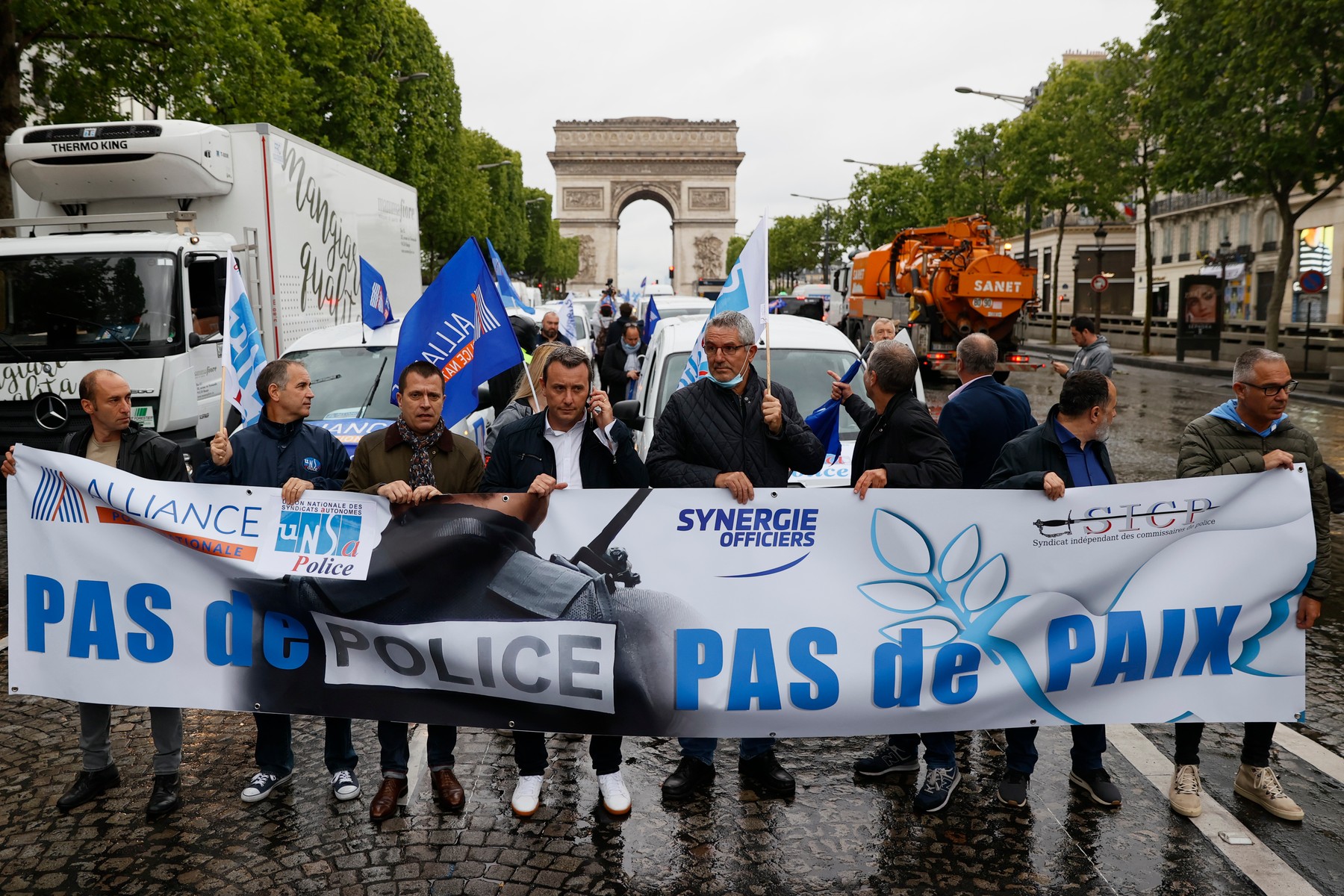 francuska policija protest pariz, profimedia-0530647640