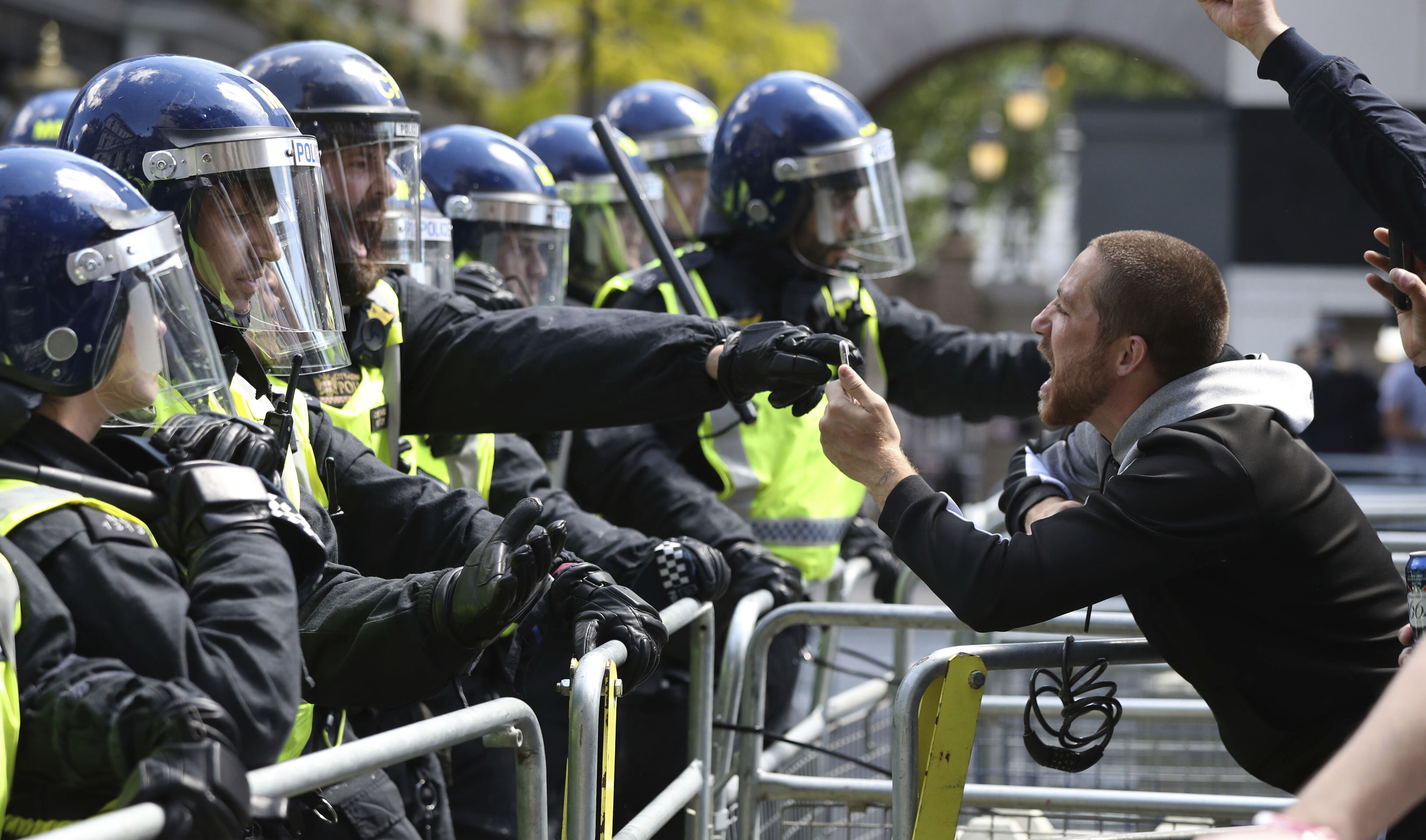 America Protests Britain
