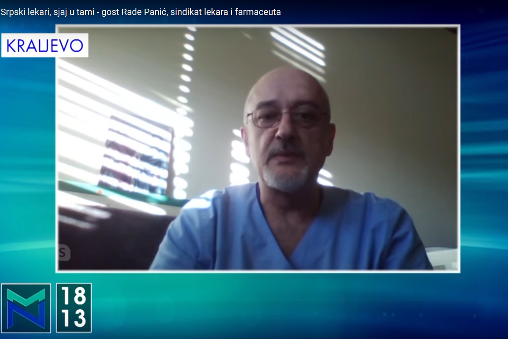 Rade Panić, sindikat lekara i farmaceuta, emisija Među nama Foto: NOVA S