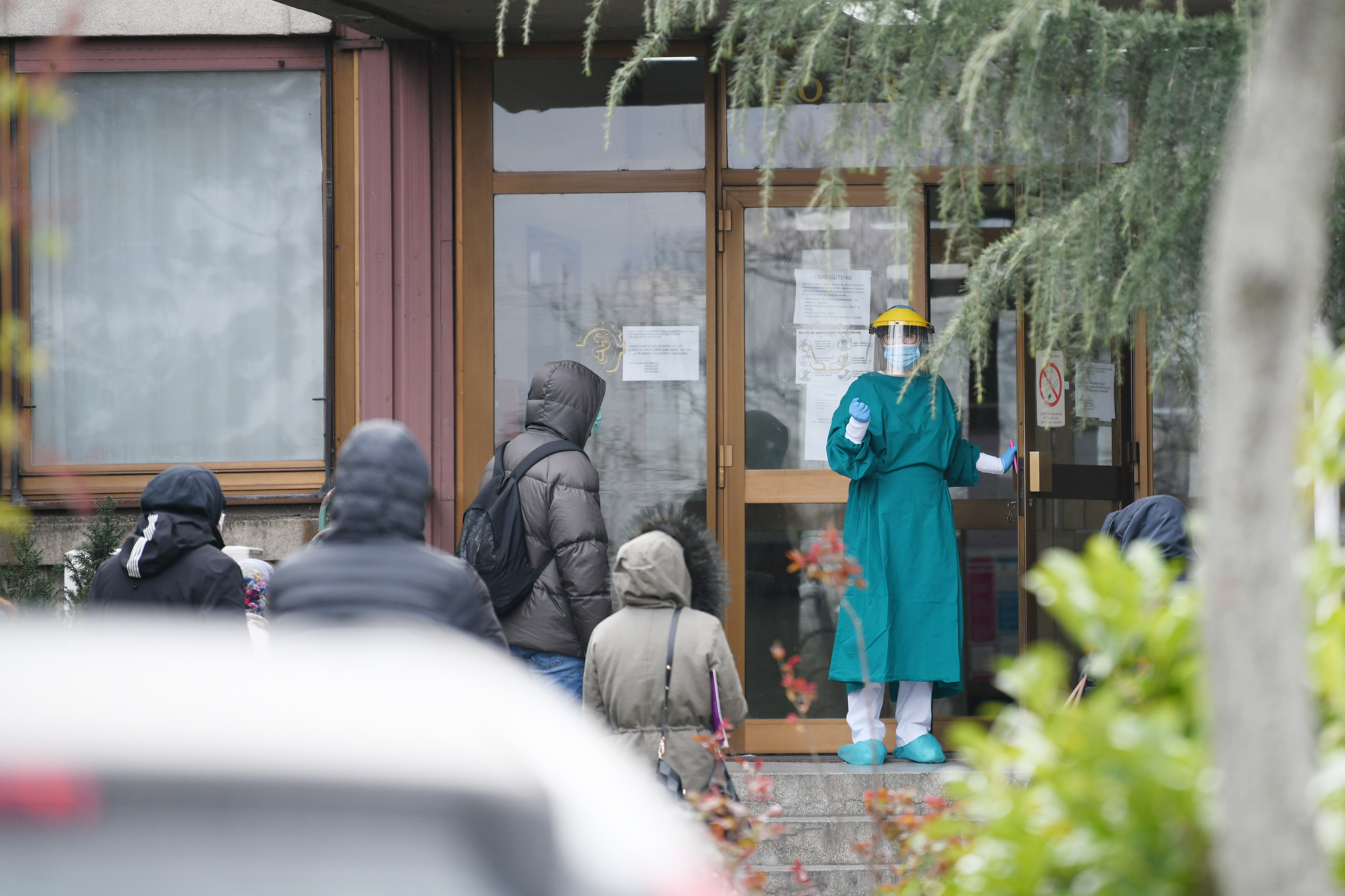 Beograd, 01.04.2020. Novi Beograd, koronavirus, ambulanta, Dom zdravlja, Medicina rada, prijem pacijenata sa koronavirusom Foto: Vesna Lalić/Nova.rs