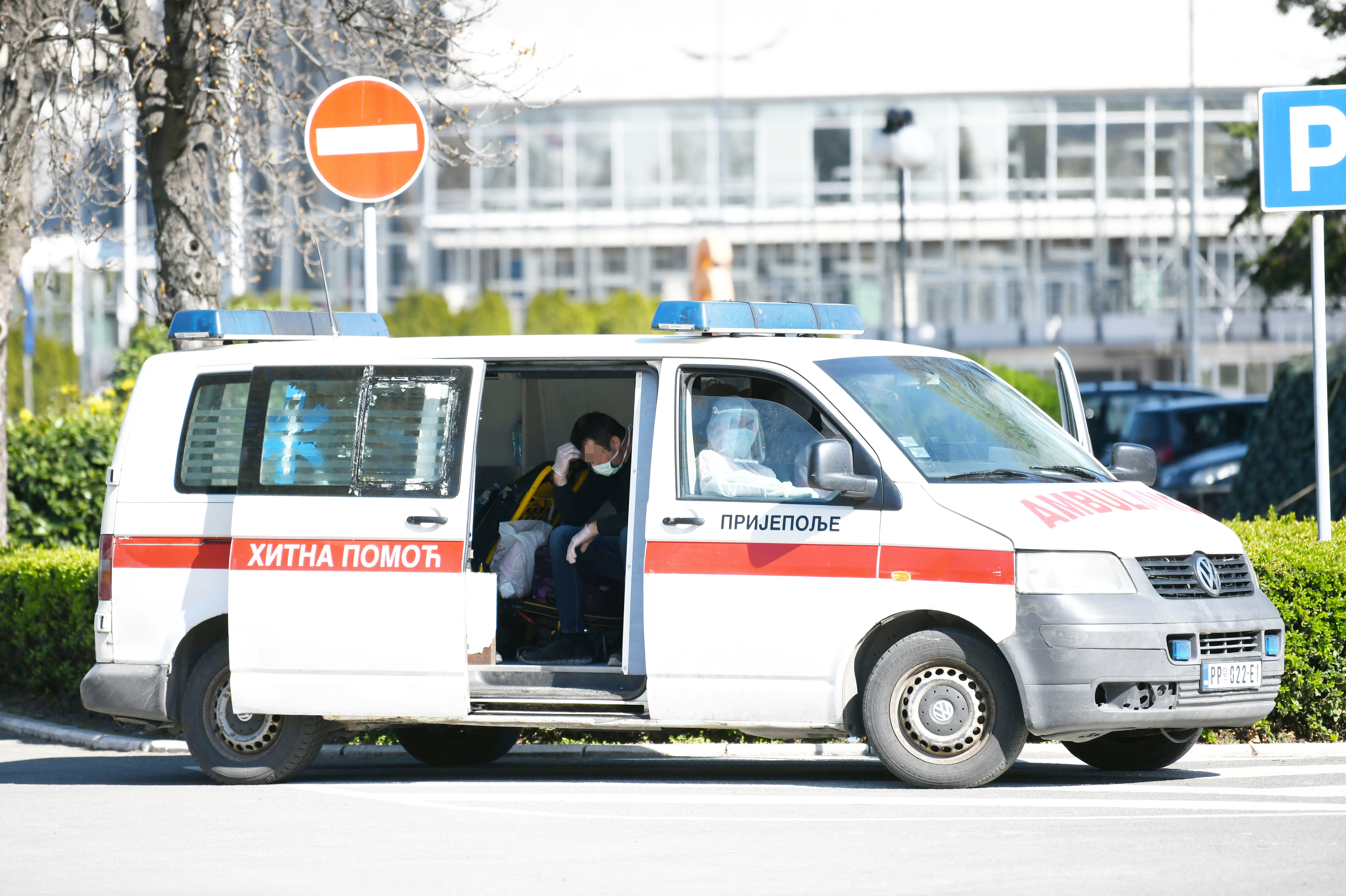 beograd 07.04.2020 beogradski sajam privremena bolnica vojska hbo ciscenje dezinfekcija