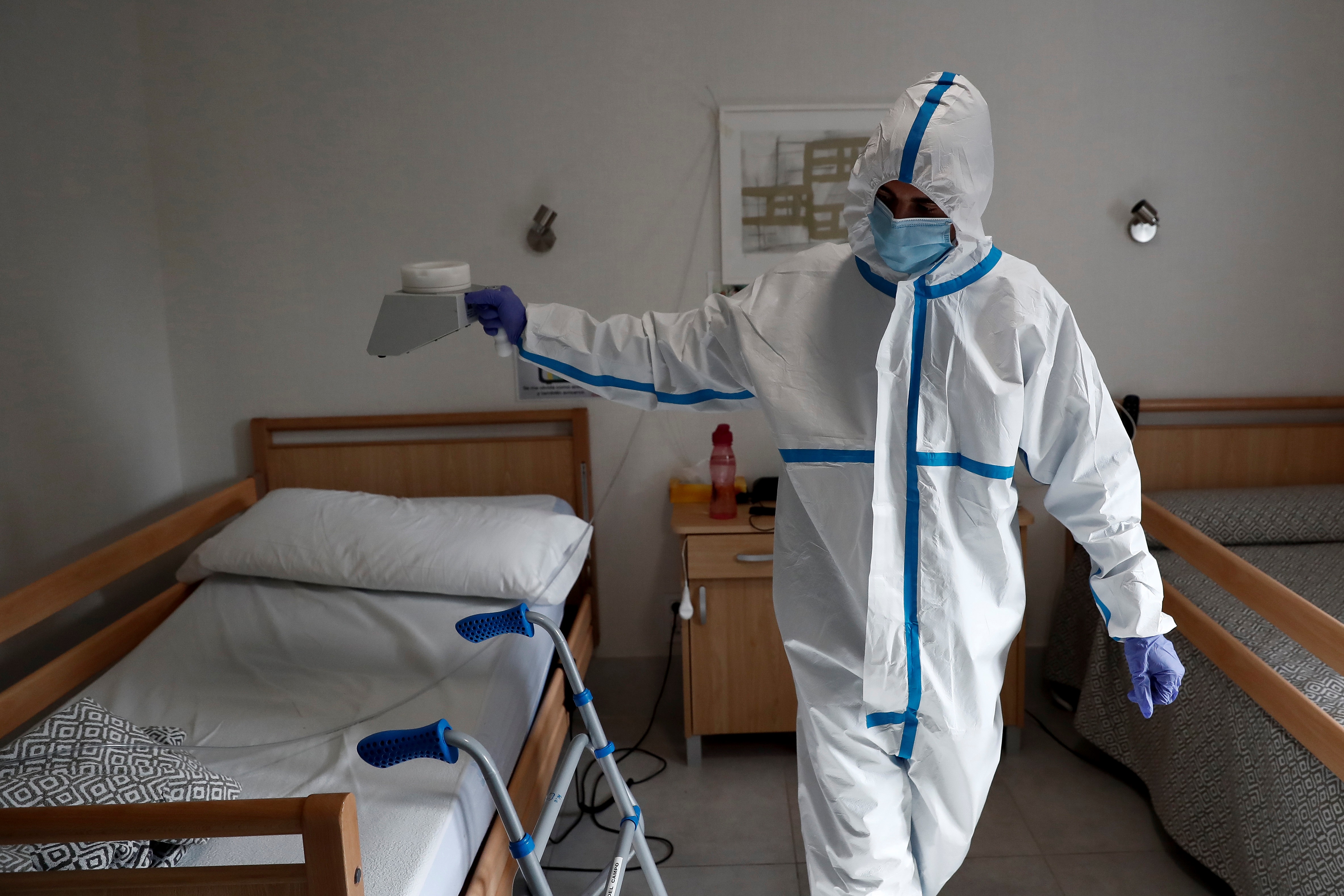 Inside a retirement home in Madrid, Spain, in times of coronavirus