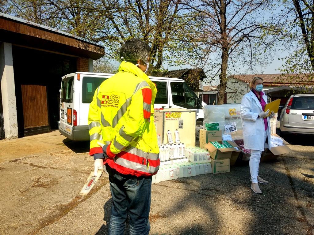 Donacija prihvatilištu za stare  organizacija Arbeiter Samariter Bund (ASB) i Inicijativa za razvoj i saradnju (IDC),