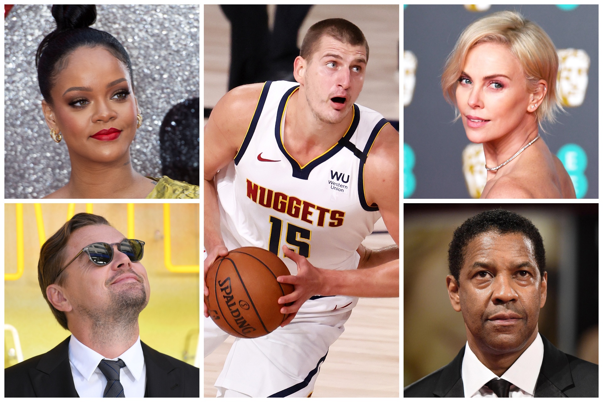 Kombo: Jokić, Rijana, Di Kaprio, Šarliz, Denzel