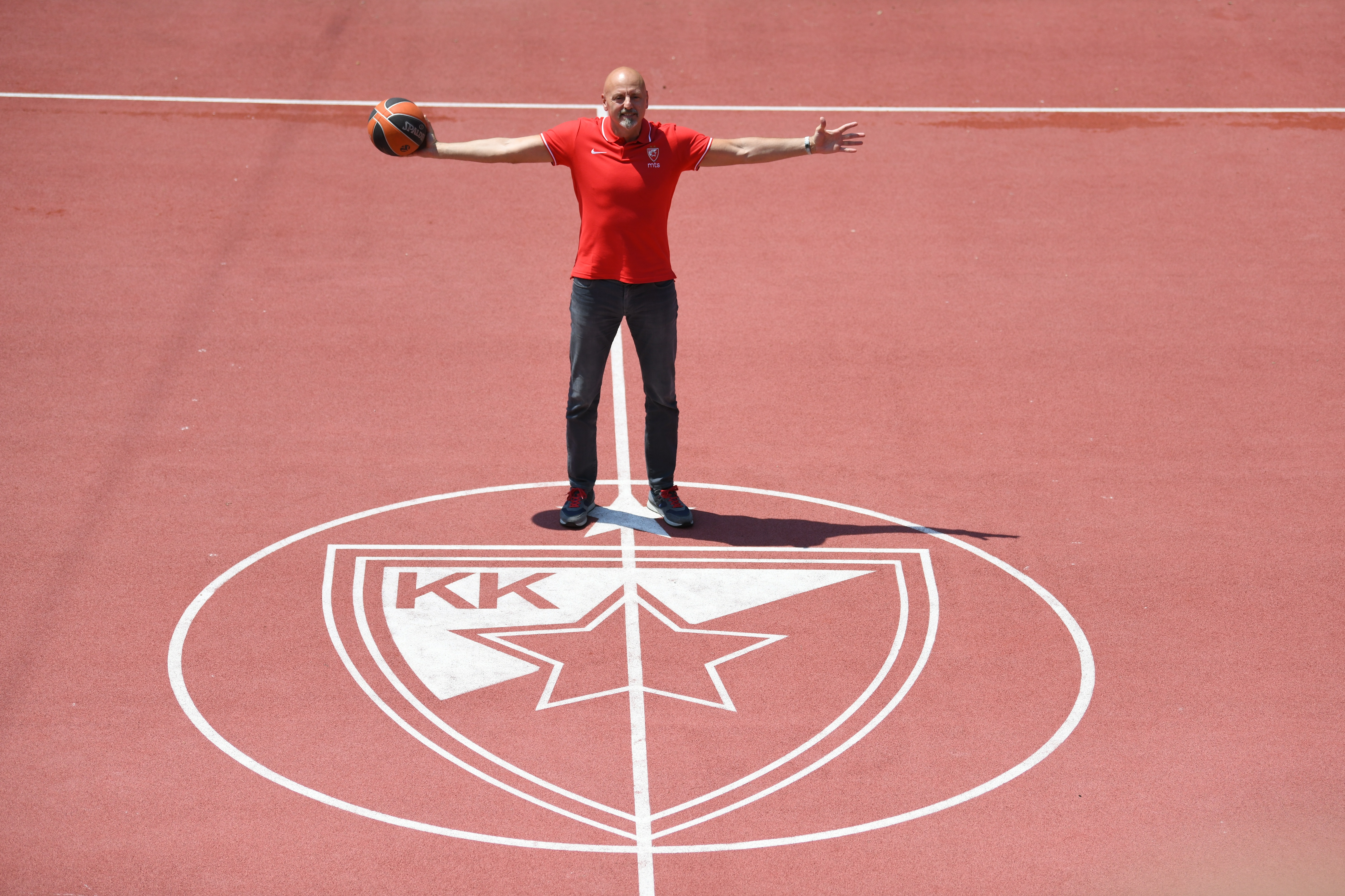 Beograd 10.jun 2020. Sasa Obradovic, Predstavljanje novog trenera kosarkaskog kluba Crvena zvezda Foto:Vesna Lalić/Nova.rs