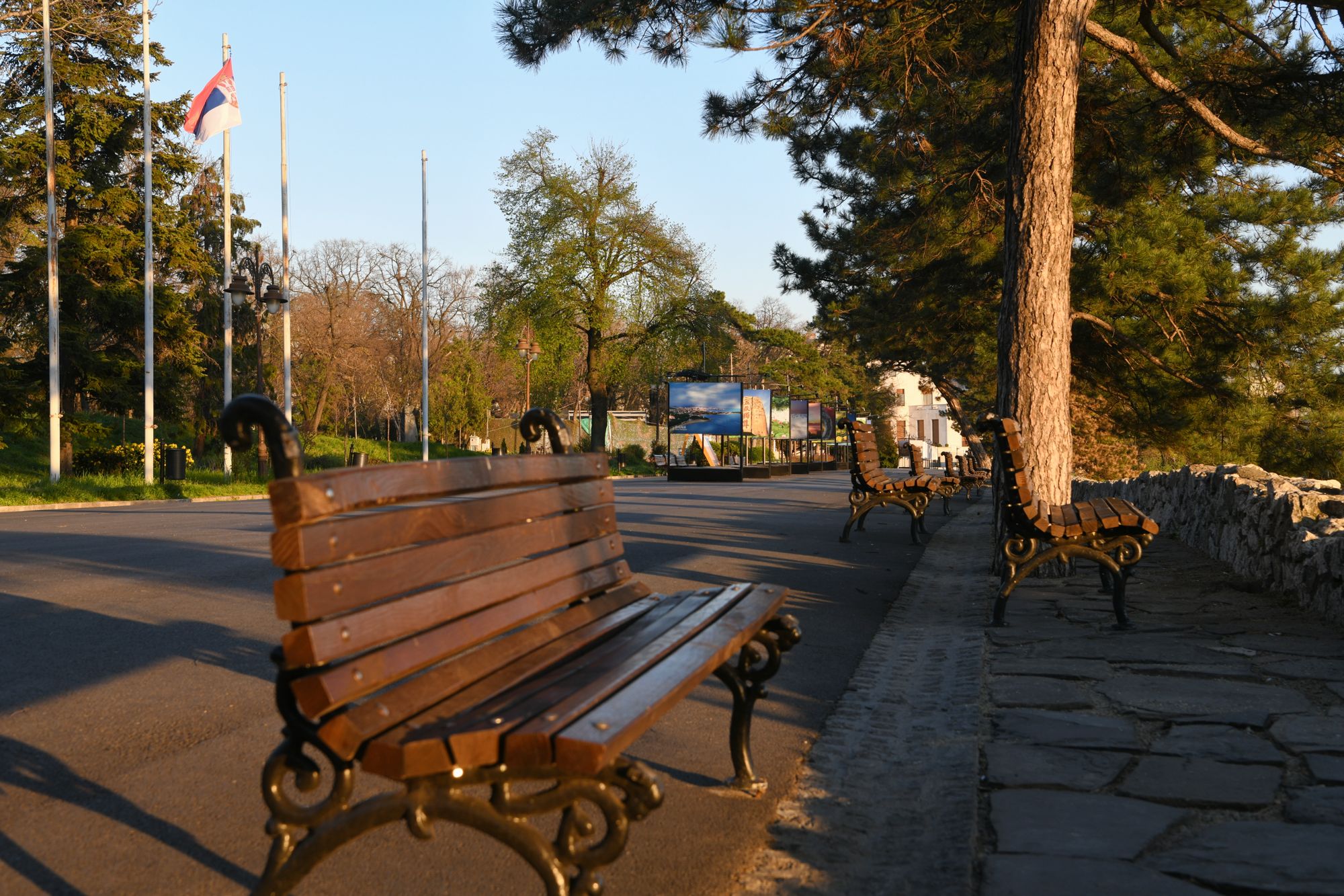 Beograd 06.04.2020. Kalemegdan, zalazak sunca, Beogradska tvrđava, sunce, zalazak, prazan Kalemegdan, vanredno stanje, policijski čas, koronavirus Foto: Filip Krainčanić/Nova.rs
