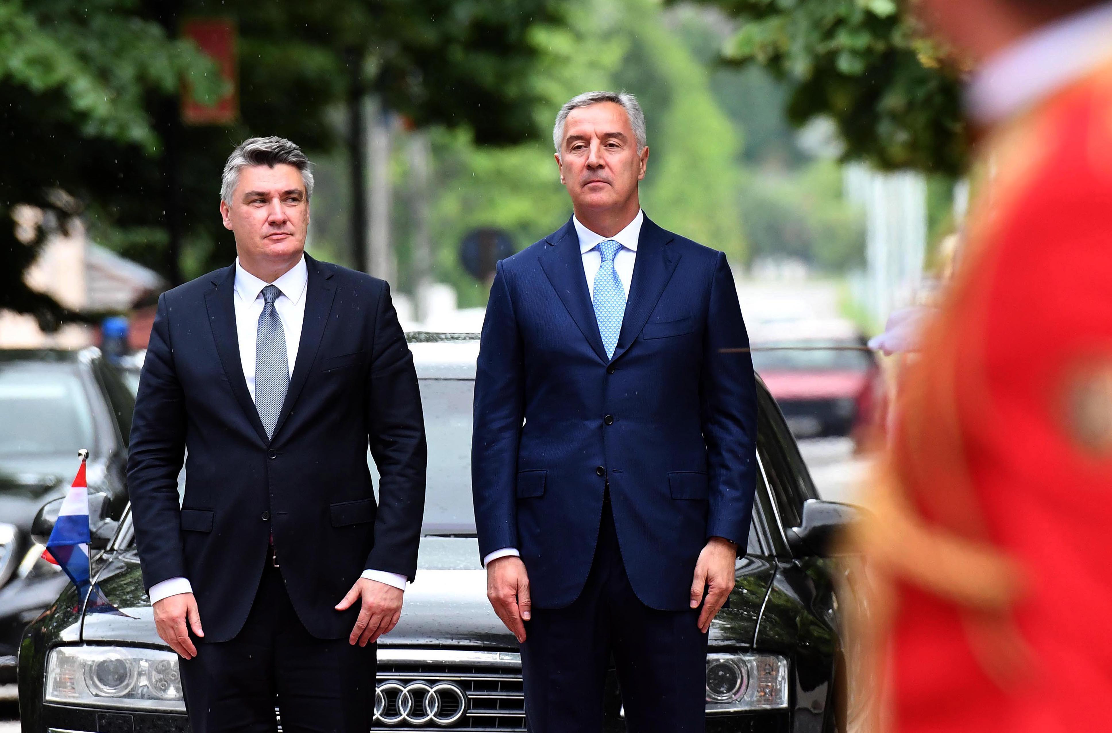 President of Croatia Zoran Milanovic on official visit to Montenegro