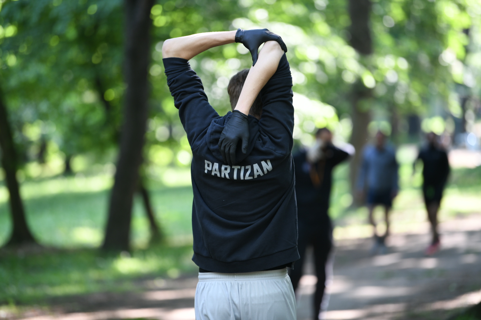 Beograd 04.05.2020. Prvi trening košarkaškog kluba Partizan, trening, šuma, KK Partizan, Košarkaški klub Partizan Foto: Vesna Lalić/Nova.rs