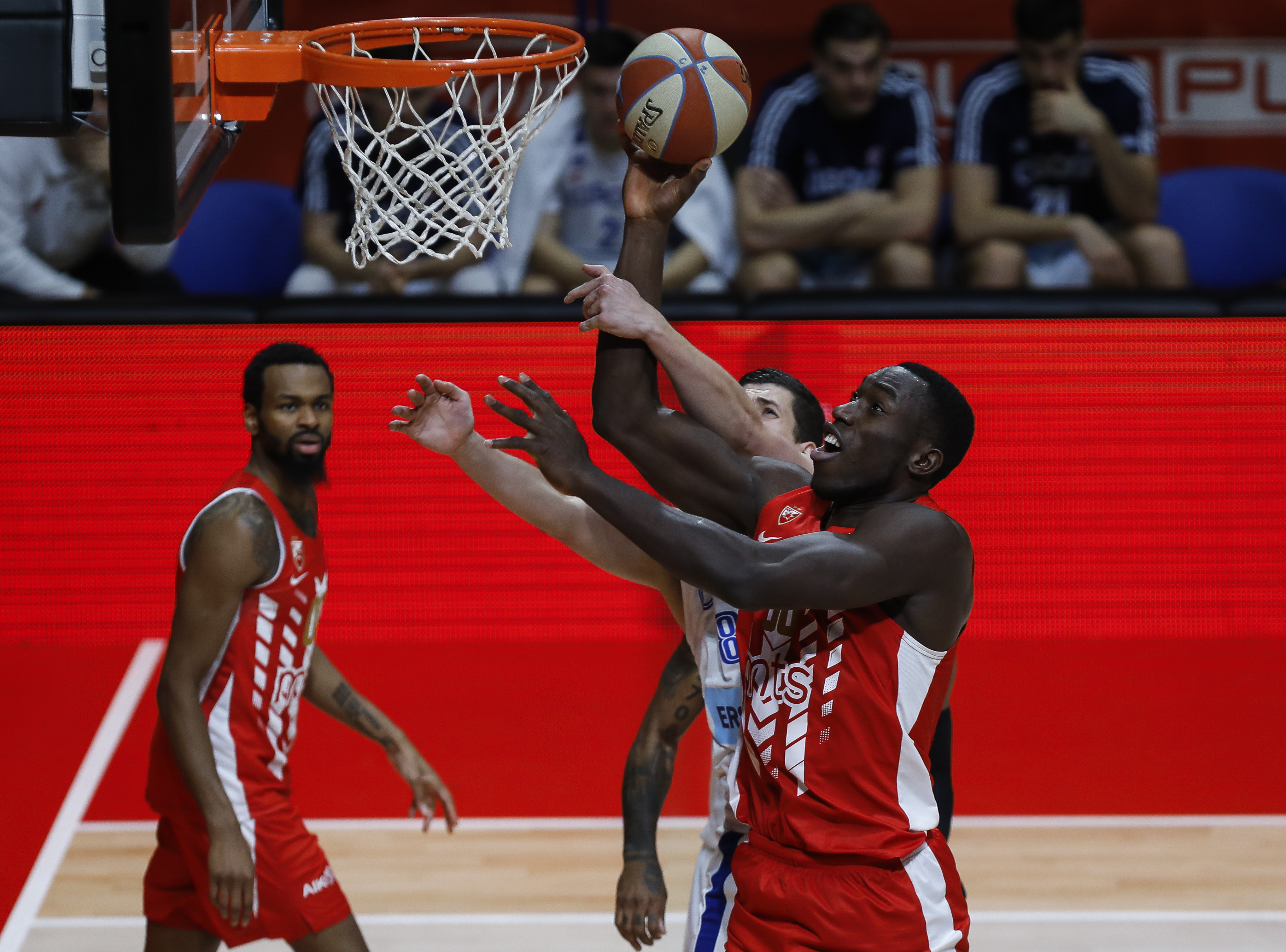 Kosarka Basketball ABA season 2019-2020
Crvena Zvezda v Cibona (Zagreb)
Michael Ojo (R) and Filip Bundovic
Beograd, 20.01.2020.
foto: Srdjan Stevanovic/Starsportphoto ©