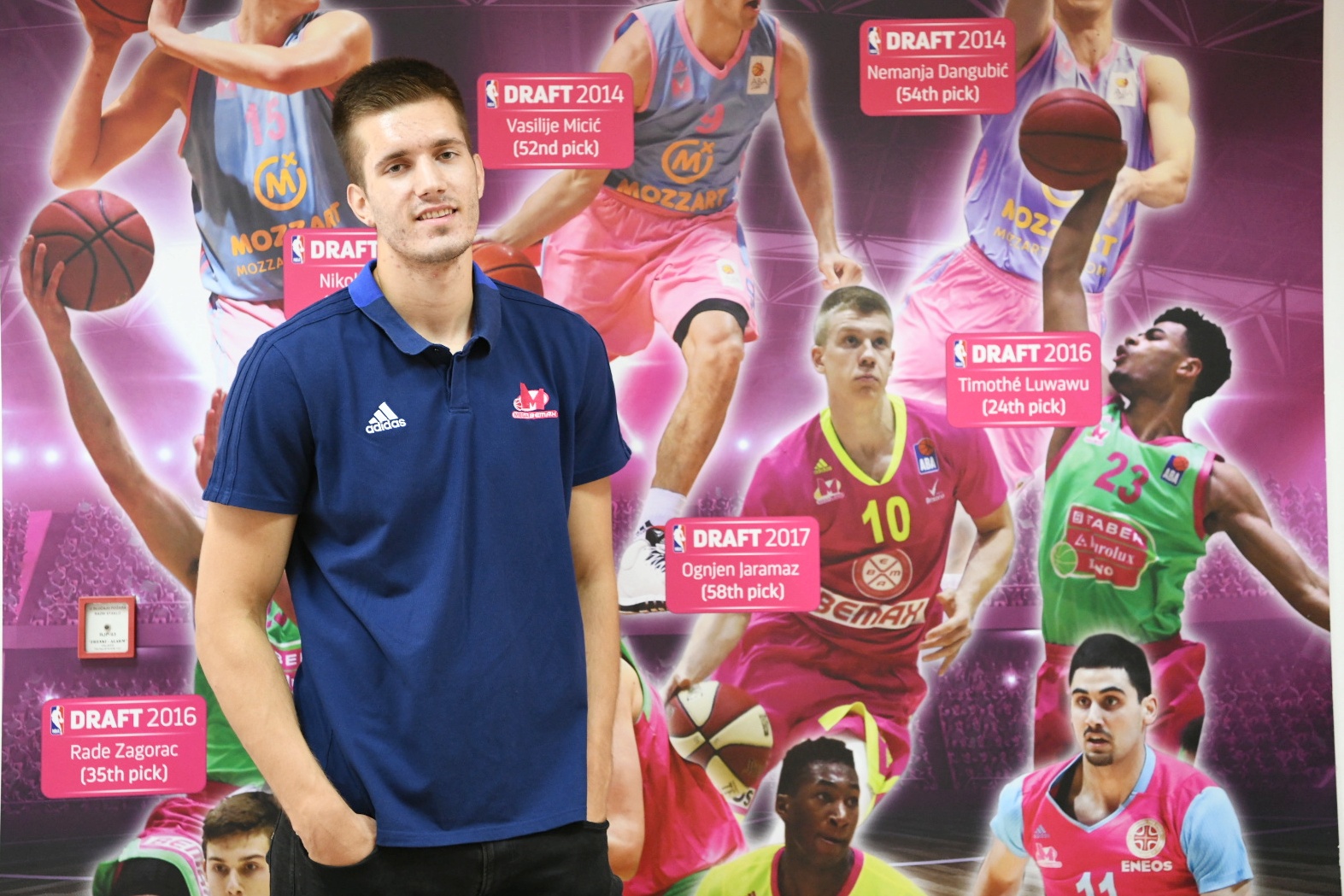 Beograd 07. avgust 2020. Filip Petrusev kosarkas Mega Bemaks intervju Foto:Vesna Lalić/Nova.rs