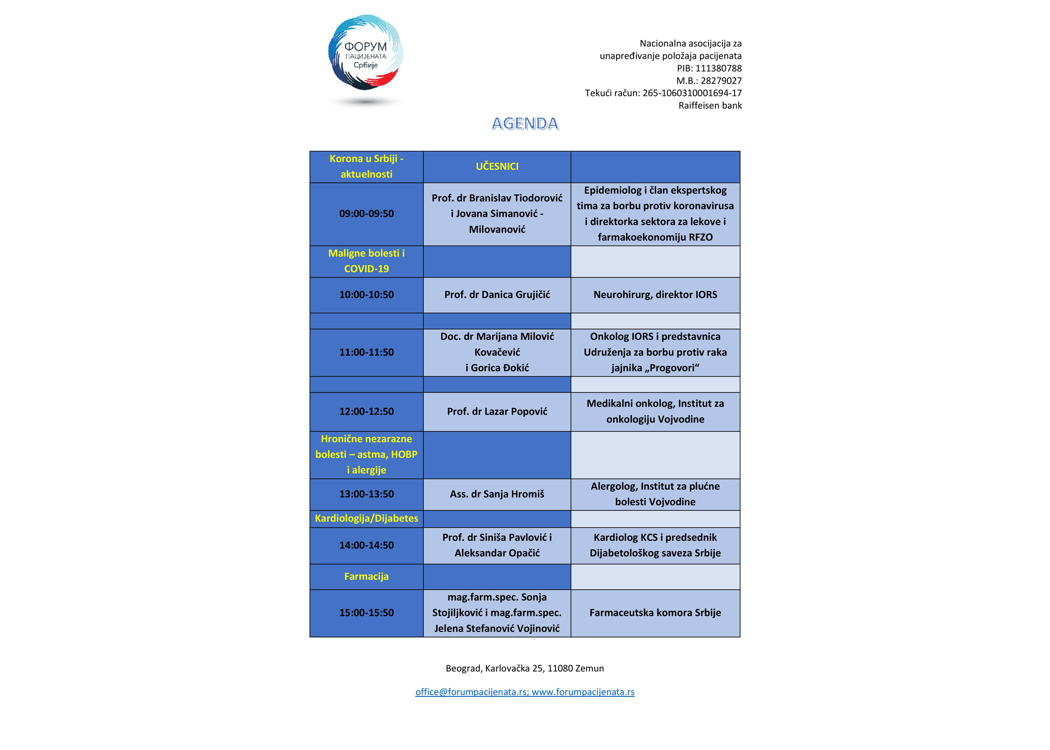 konferencija za pacijente TU SMO