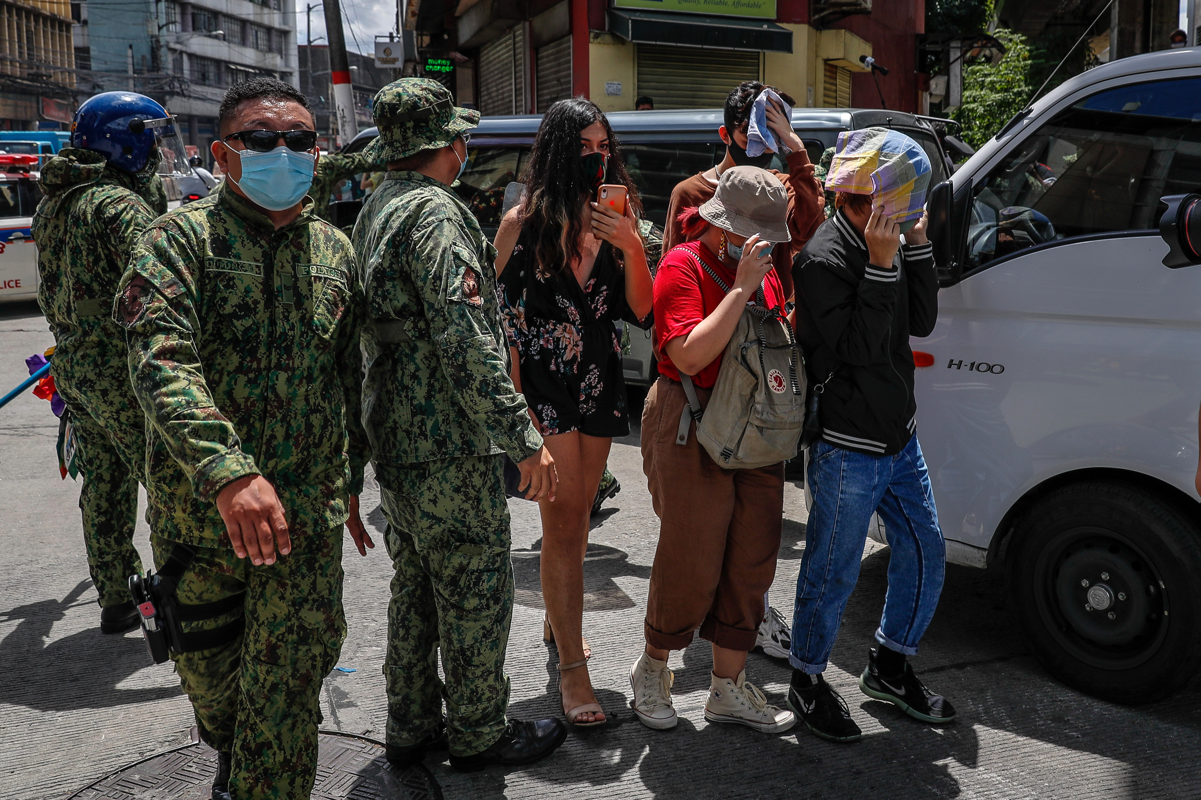 LGBT group stages Pride march and protest amid coronavirus pandemic in Manila